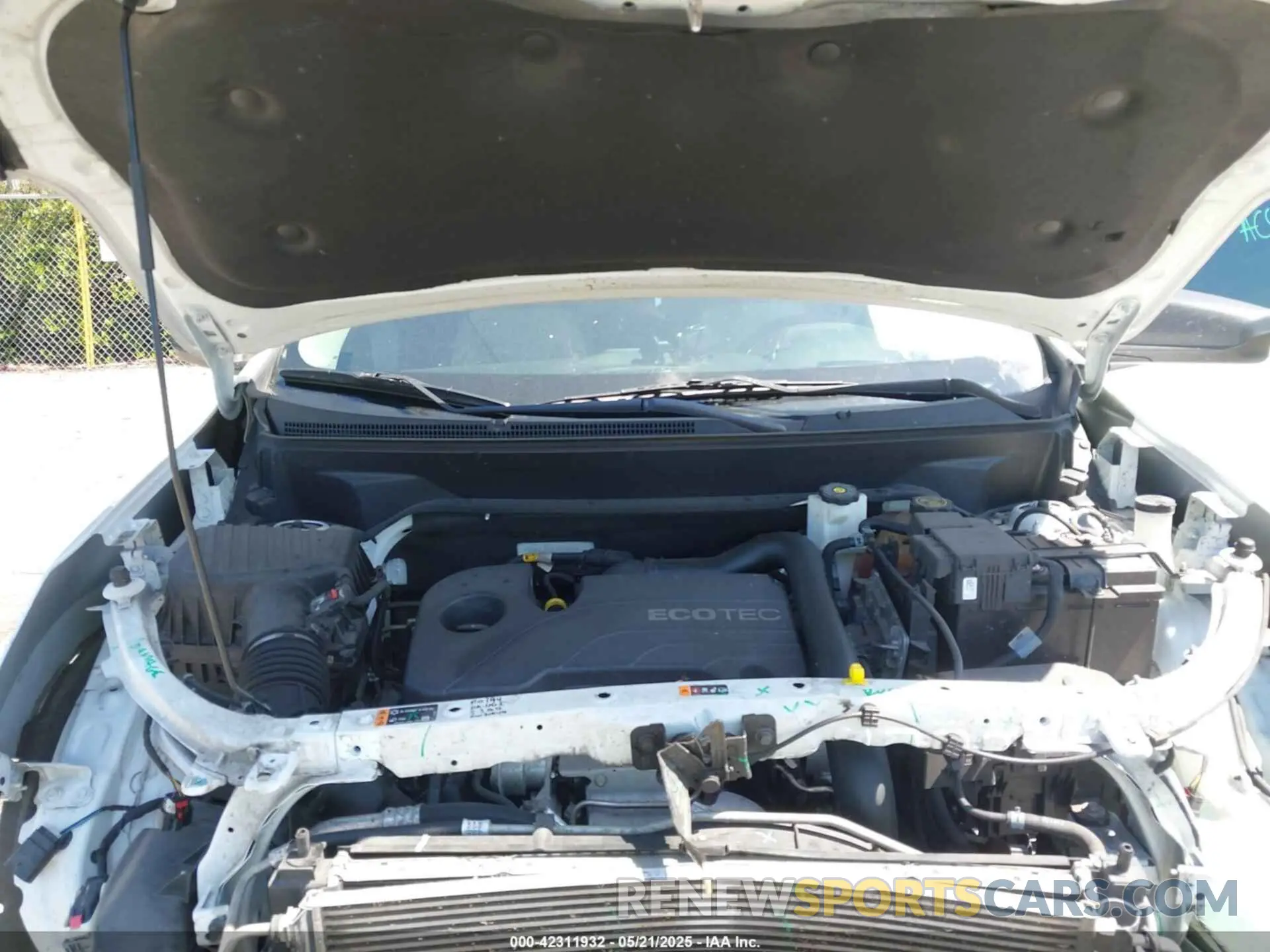 10 fotografías del automóvil dañado 3GNAXSEV8LS709523 CHEVROLET EQUINOX 2020