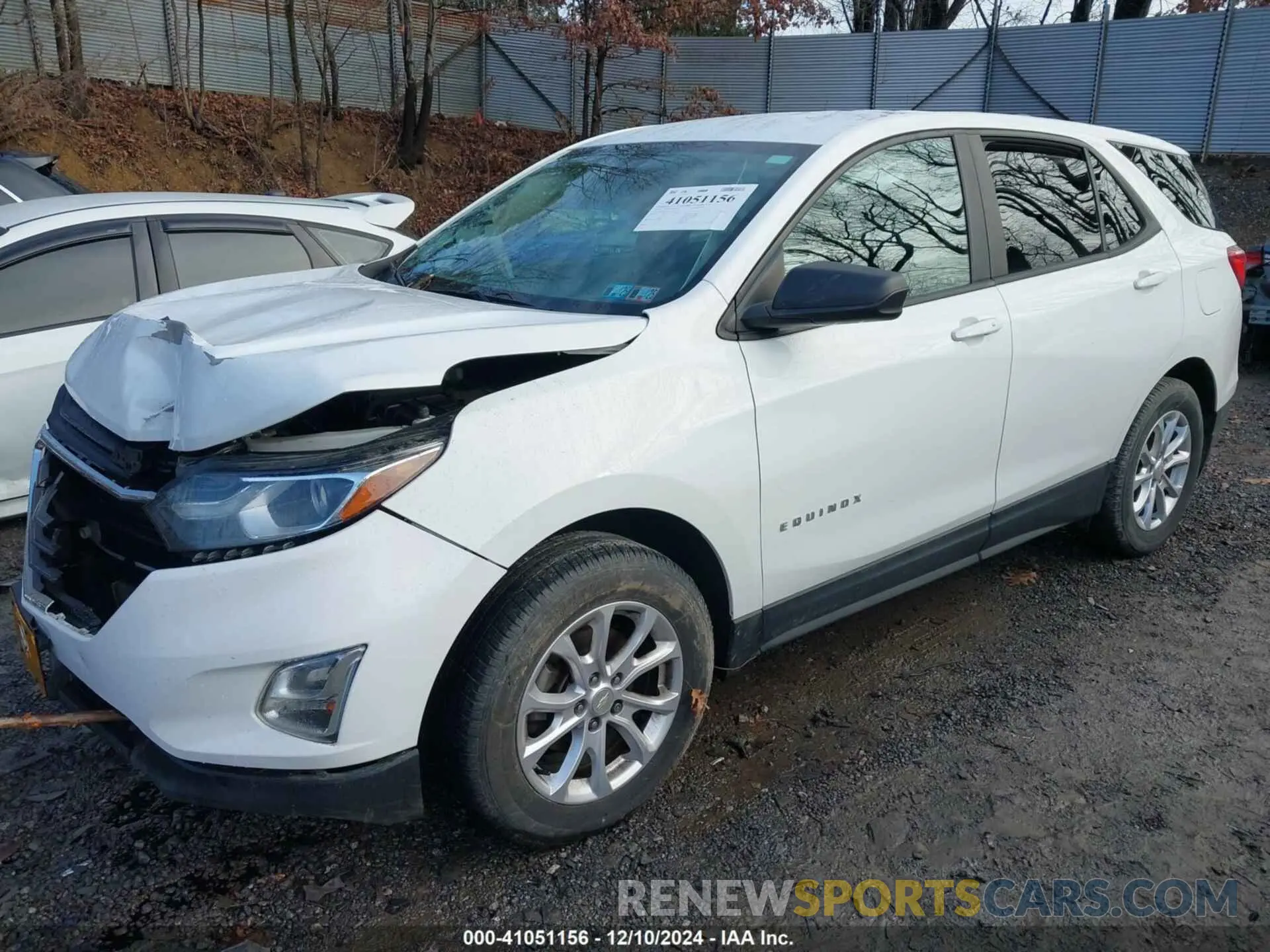 2 fotografías del automóvil dañado 3GNAXSEV9LS559566 CHEVROLET EQUINOX 2020