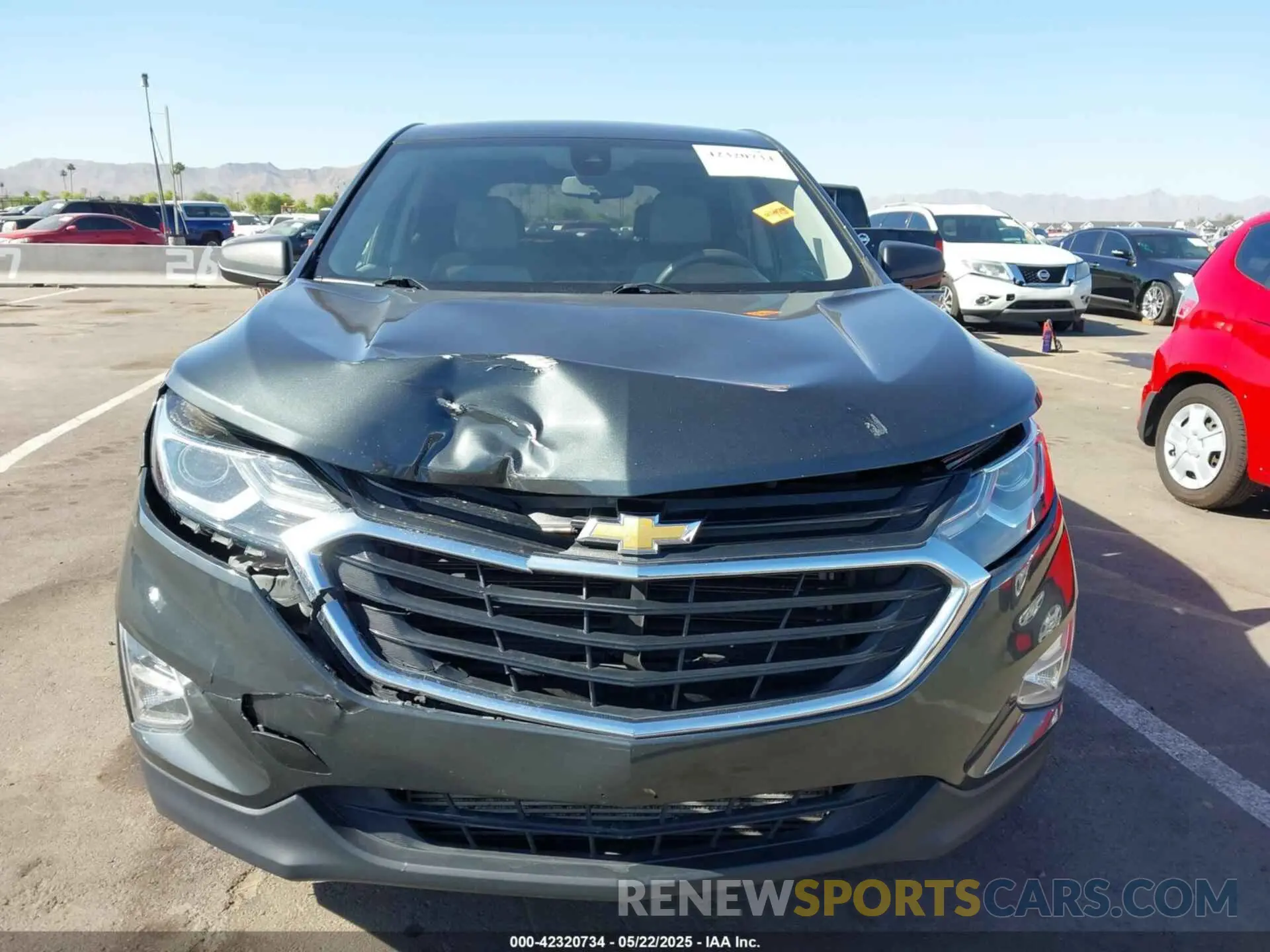 6 fotografías del automóvil dañado 3GNAXSEV9LS563651 CHEVROLET EQUINOX 2020