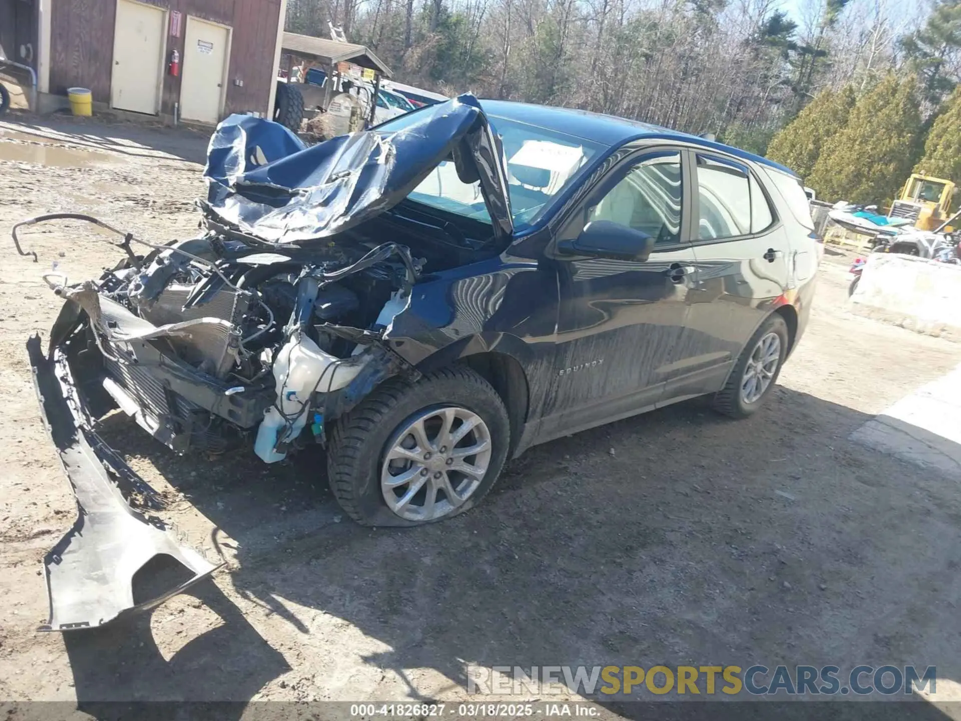 2 fotografías del automóvil dañado 3GNAXSEV9LS659179 CHEVROLET EQUINOX 2020