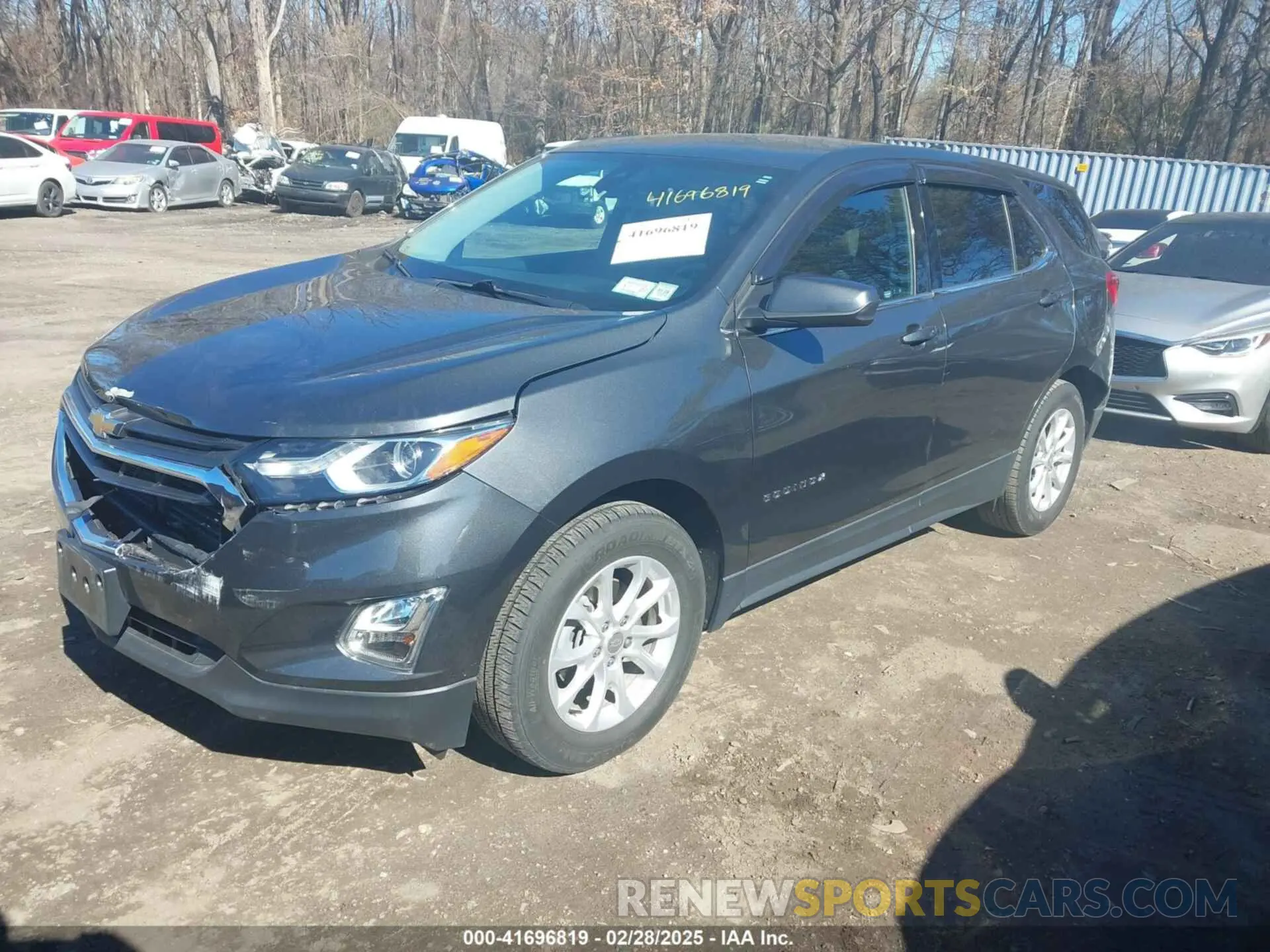 2 fotografías del automóvil dañado 3GNAXTEV5LS519183 CHEVROLET EQUINOX 2020