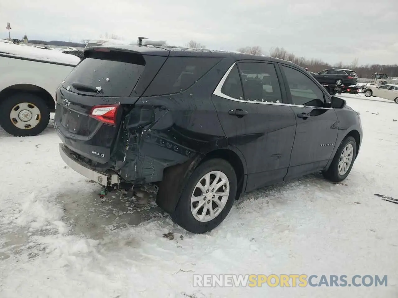 3 fotografías del automóvil dañado 3GNAXTEV7LS689500 CHEVROLET EQUINOX 2020