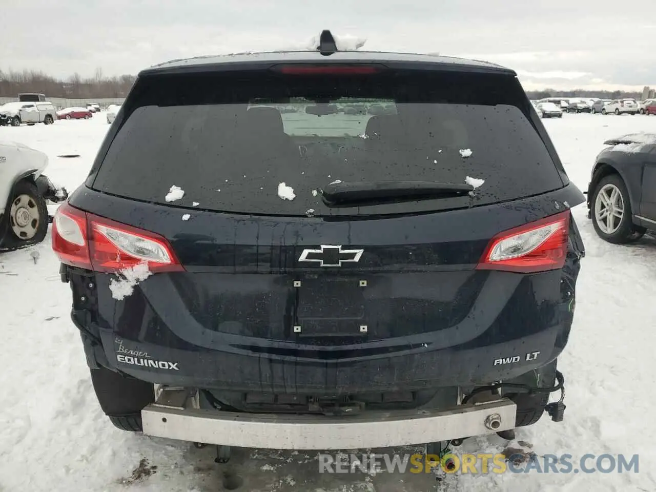 6 fotografías del automóvil dañado 3GNAXTEV7LS689500 CHEVROLET EQUINOX 2020