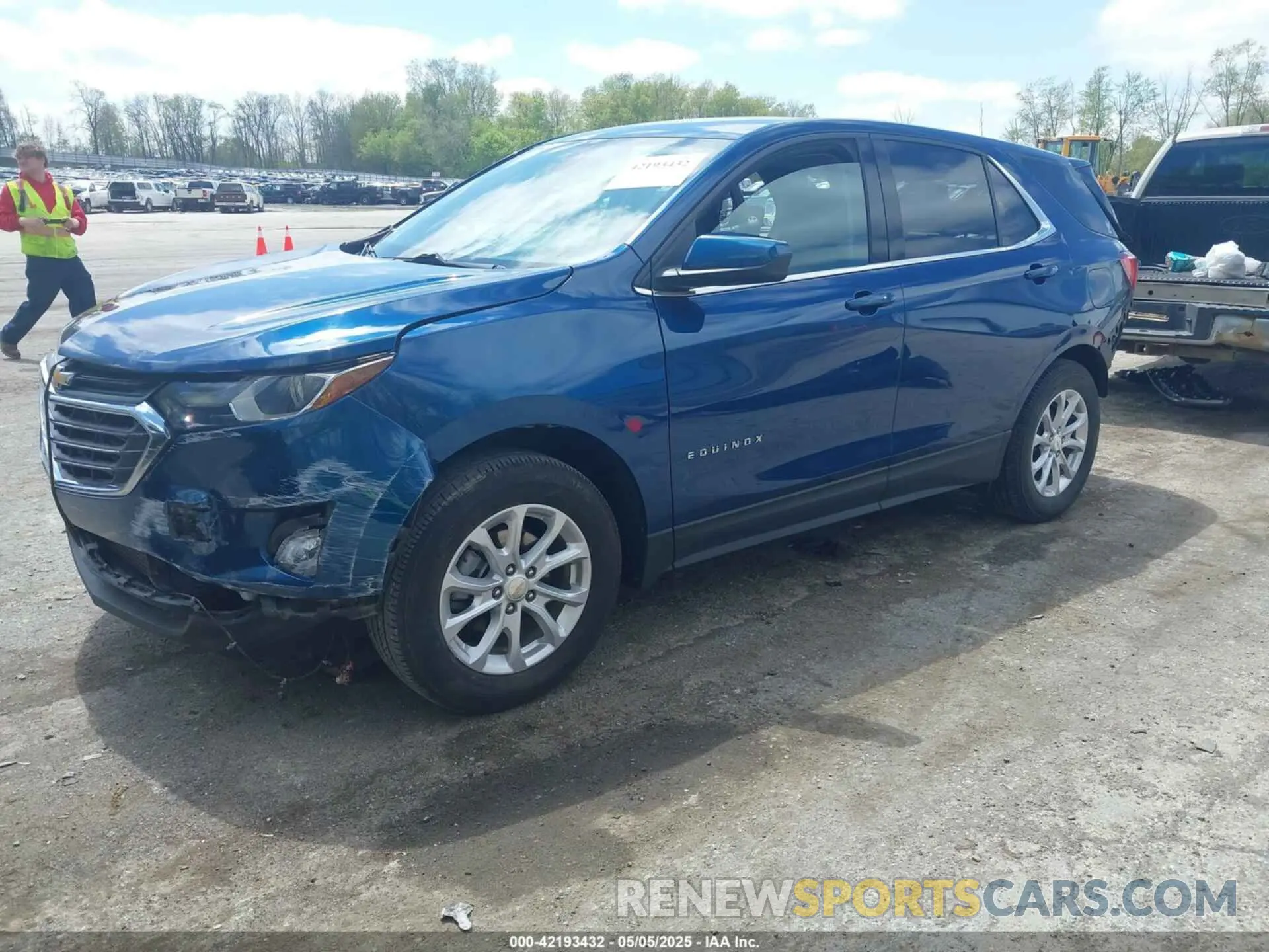 2 fotografías del automóvil dañado 3GNAXTEV8LL105289 CHEVROLET EQUINOX 2020