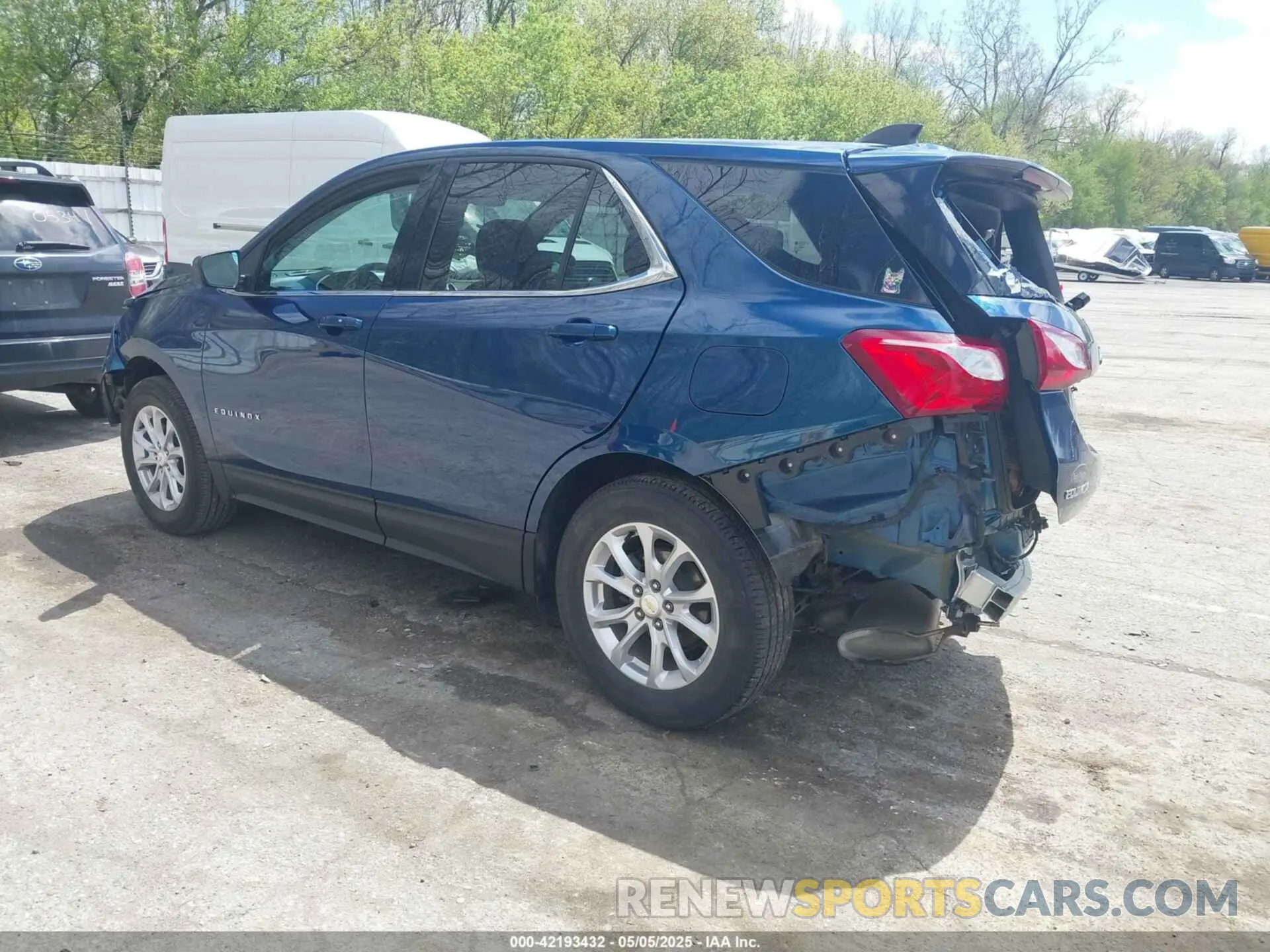 3 fotografías del automóvil dañado 3GNAXTEV8LL105289 CHEVROLET EQUINOX 2020