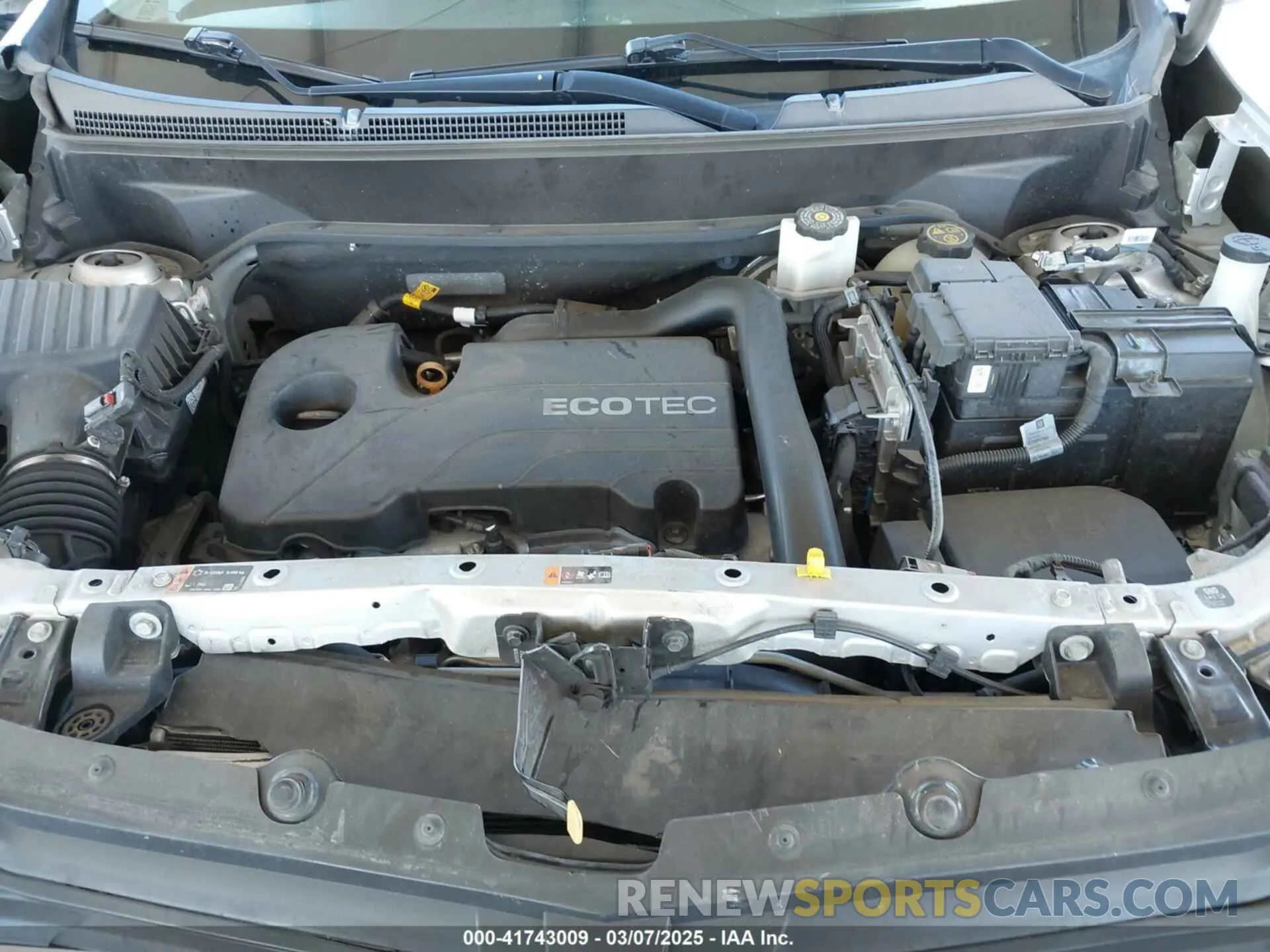 10 fotografías del automóvil dañado 3GNAXUEV0LS524054 CHEVROLET EQUINOX 2020