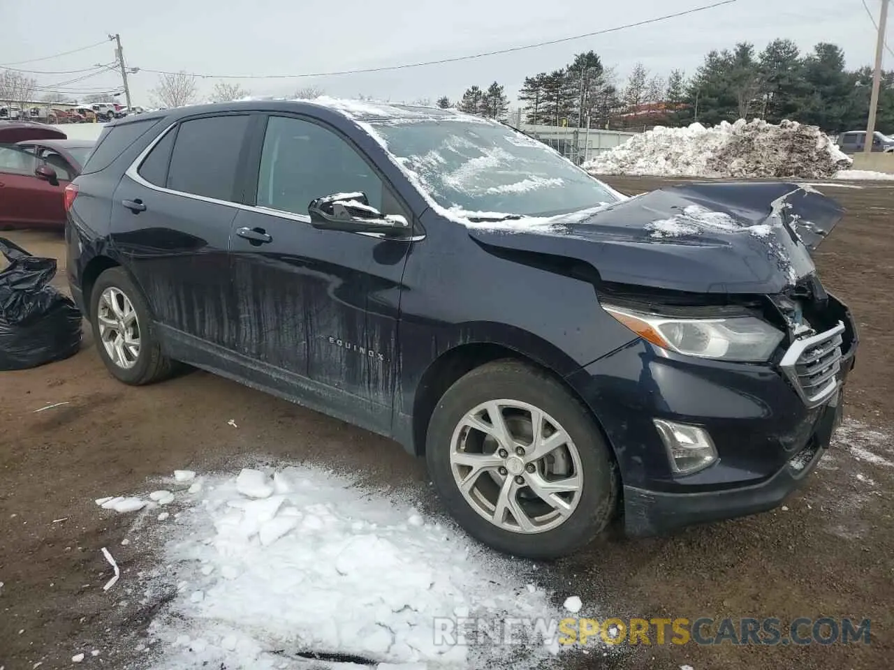 4 fotografías del automóvil dañado 3GNAXUEV0LS531330 CHEVROLET EQUINOX 2020
