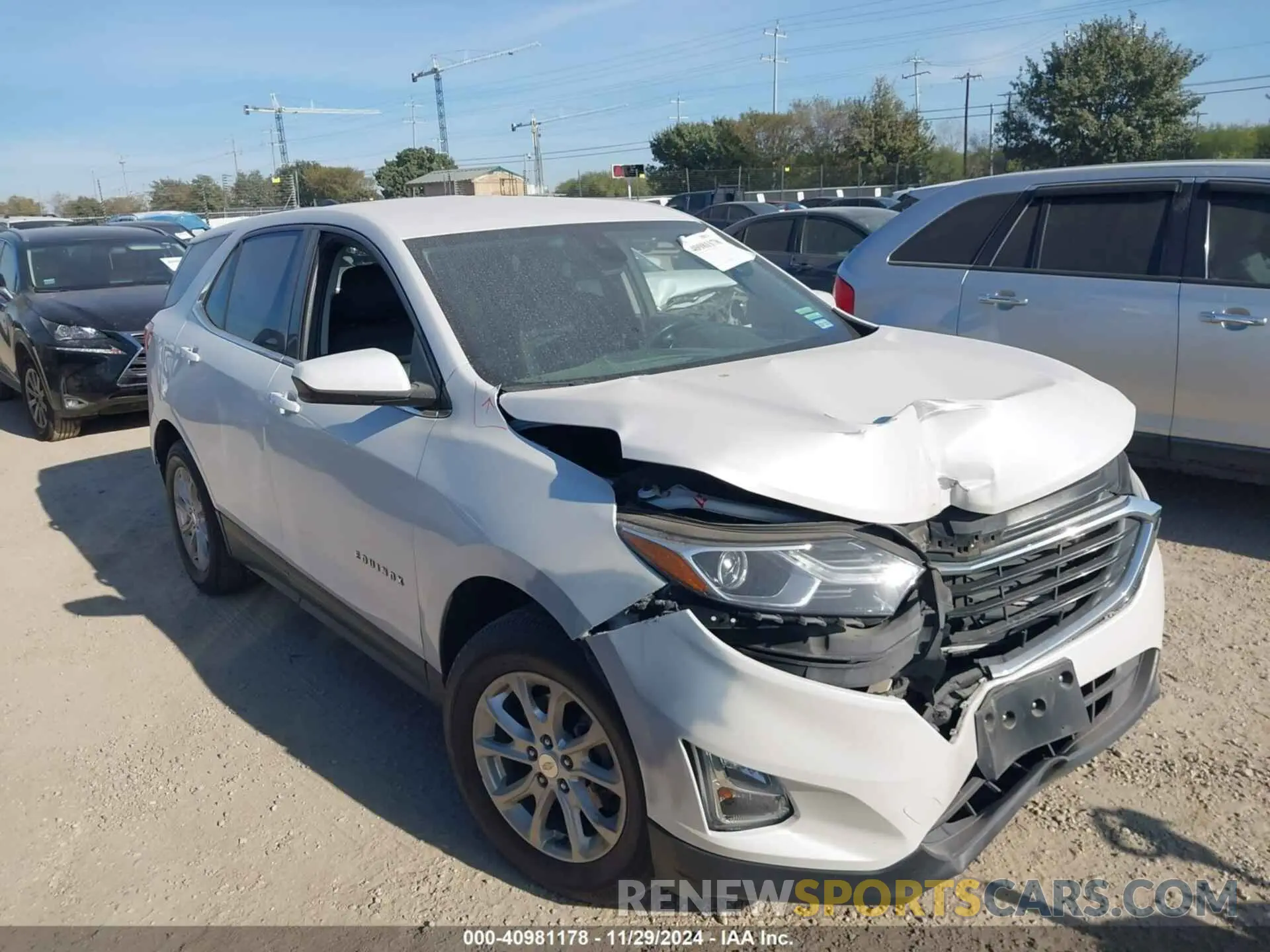 1 fotografías del automóvil dañado 3GNAXUEV1LL147311 CHEVROLET EQUINOX 2020
