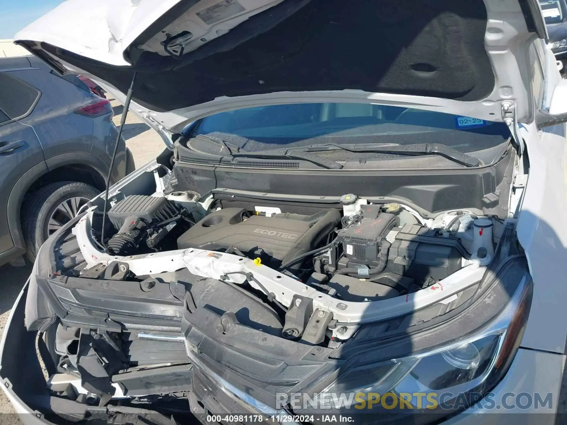 10 fotografías del automóvil dañado 3GNAXUEV1LL147311 CHEVROLET EQUINOX 2020