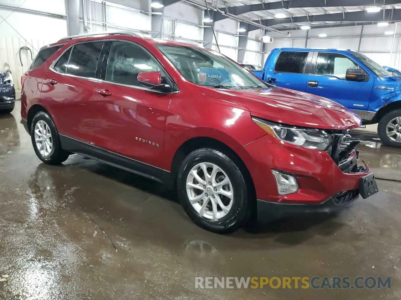 4 fotografías del automóvil dañado 3GNAXUEV1LS617598 CHEVROLET EQUINOX 2020