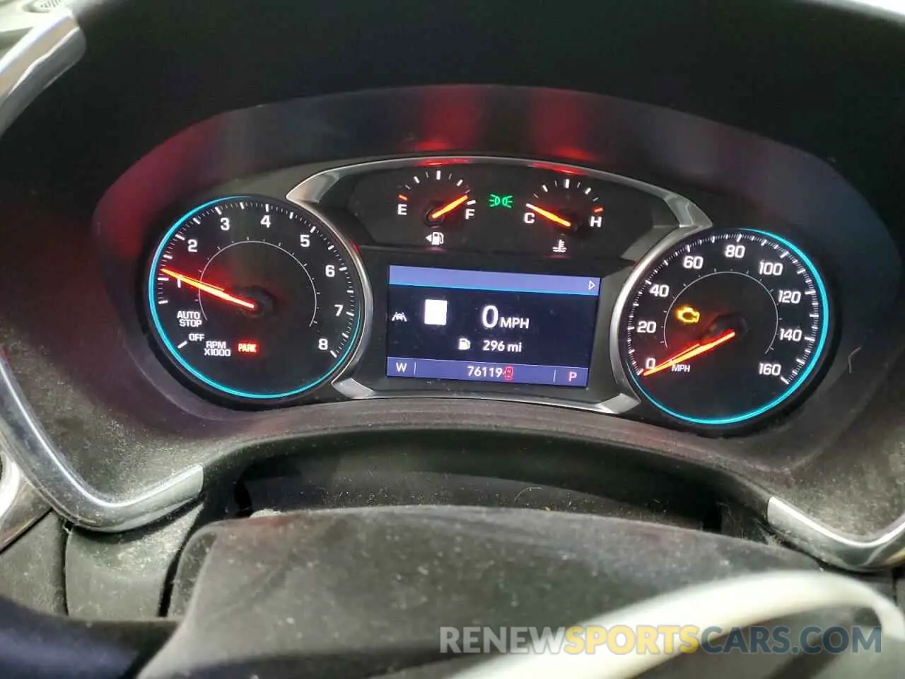9 fotografías del automóvil dañado 3GNAXUEV1LS617598 CHEVROLET EQUINOX 2020