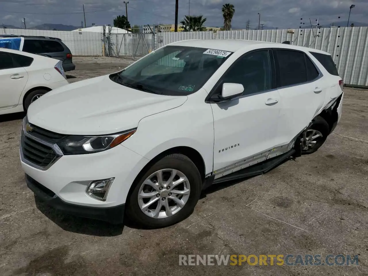 1 fotografías del automóvil dañado 3GNAXUEV1LS681947 CHEVROLET EQUINOX 2020
