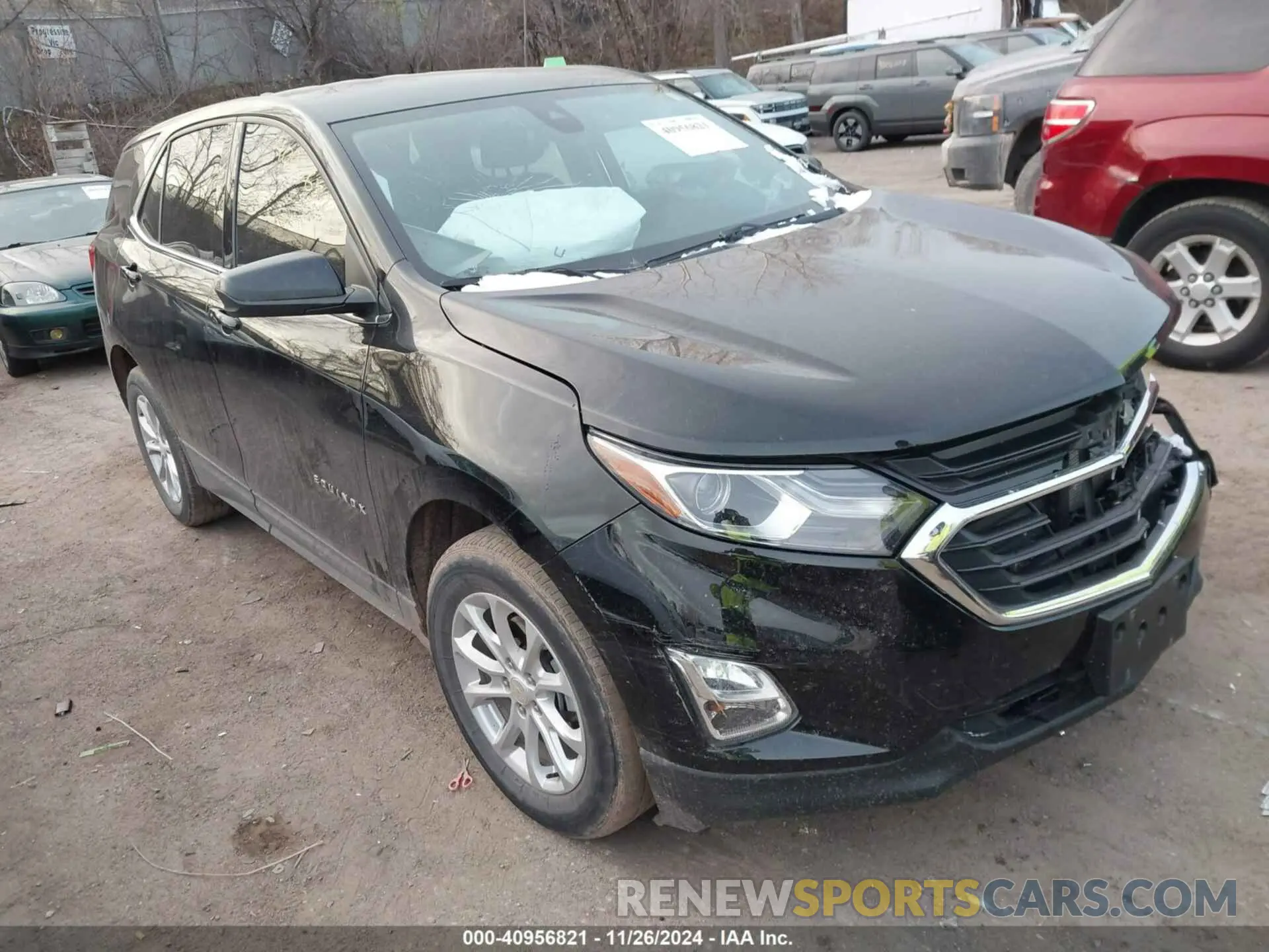 1 fotografías del automóvil dañado 3GNAXUEV2LL332032 CHEVROLET EQUINOX 2020