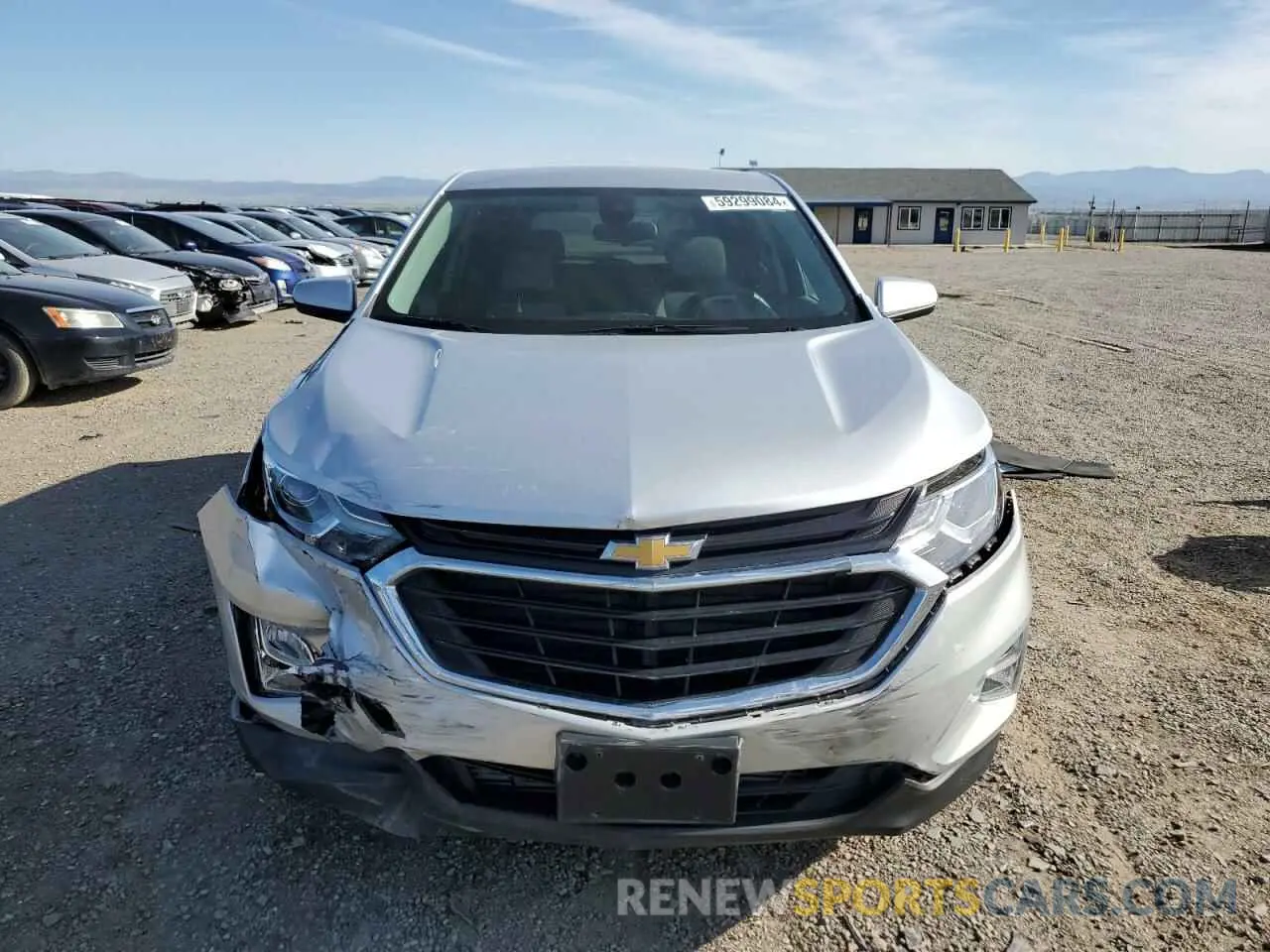 5 fotografías del automóvil dañado 3GNAXUEV2LS714681 CHEVROLET EQUINOX 2020
