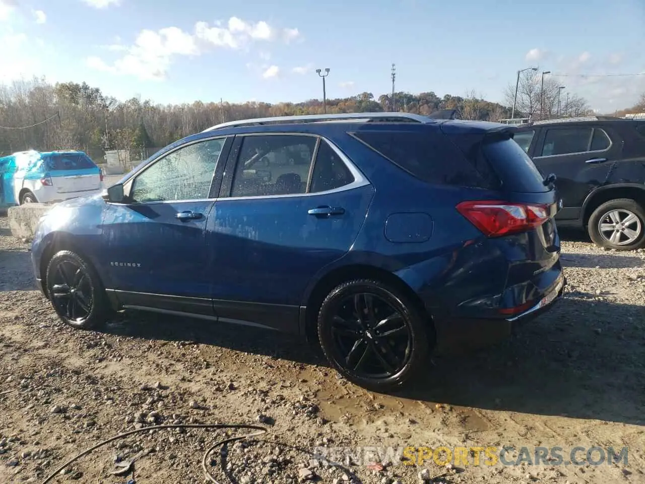 2 fotografías del automóvil dañado 3GNAXUEV3LL333688 CHEVROLET EQUINOX 2020