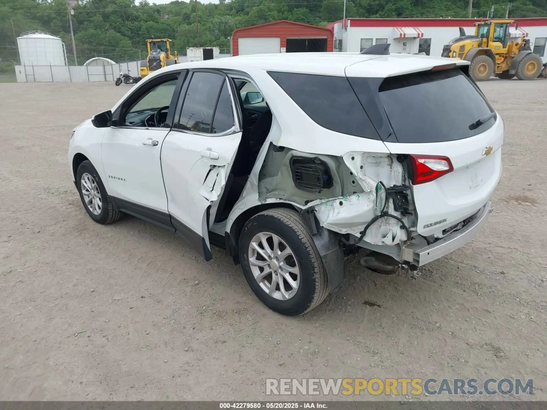 3 fotografías del automóvil dañado 3GNAXUEV3LS629106 CHEVROLET EQUINOX 2020