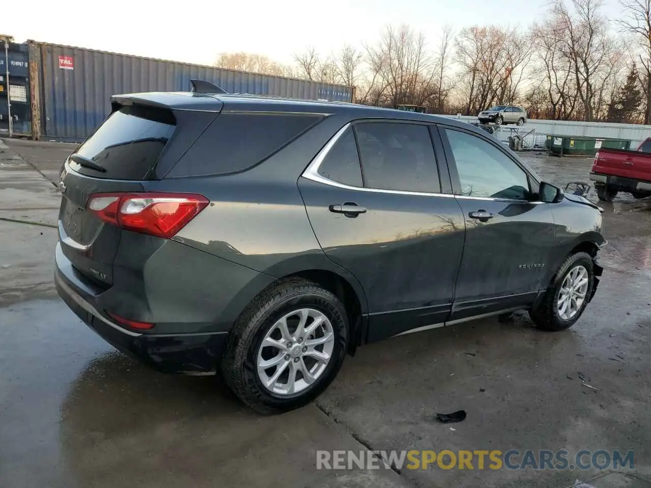 3 fotografías del automóvil dañado 3GNAXUEV4LS566484 CHEVROLET EQUINOX 2020