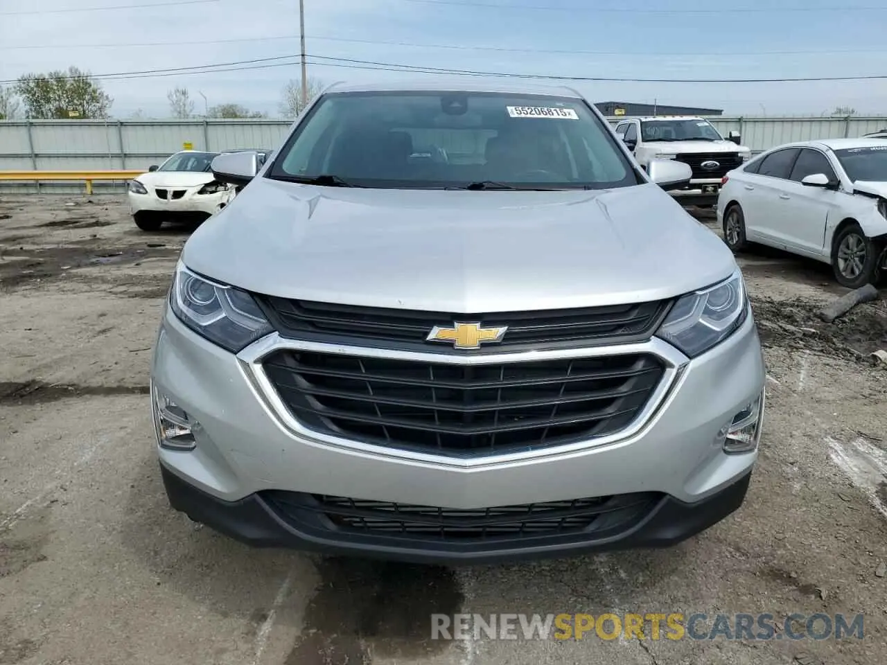 5 fotografías del automóvil dañado 3GNAXUEV4LS733961 CHEVROLET EQUINOX 2020