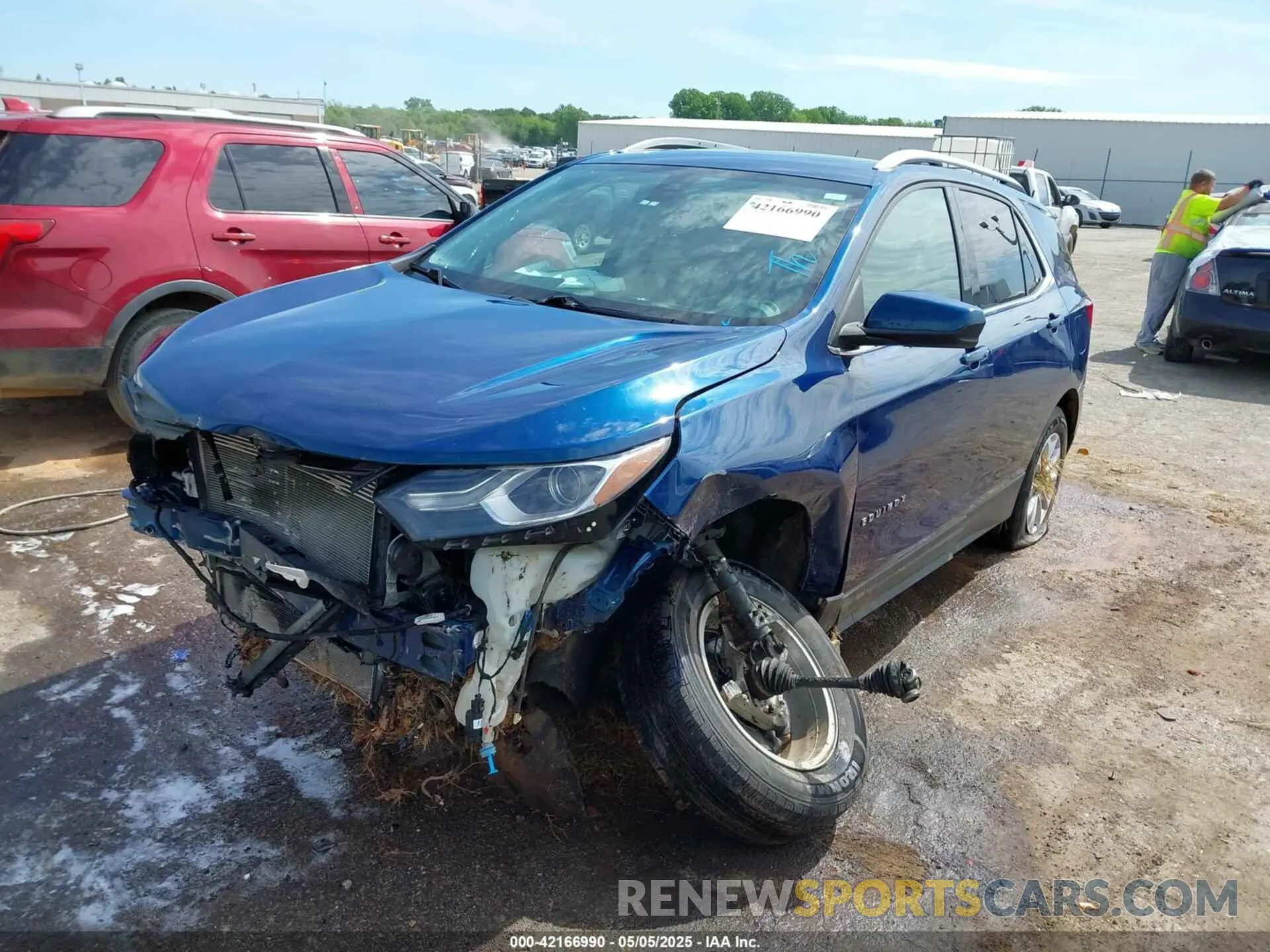 2 fotografías del automóvil dañado 3GNAXUEV5LL272571 CHEVROLET EQUINOX 2020