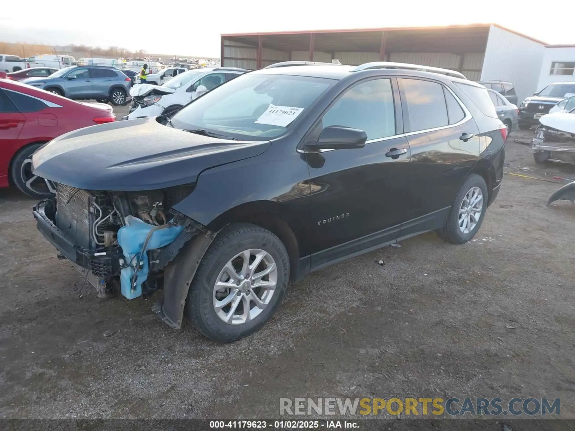 2 fotografías del automóvil dañado 3GNAXUEV5LL319761 CHEVROLET EQUINOX 2020