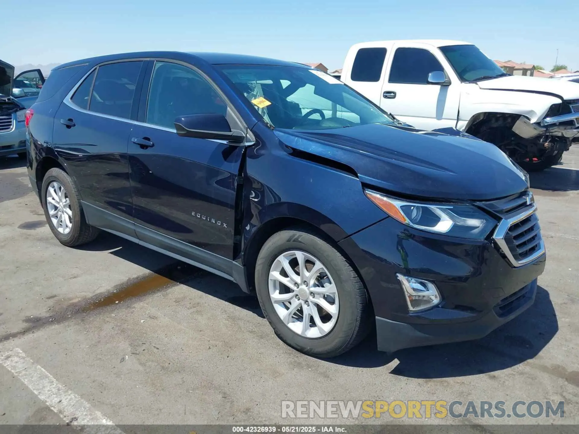 1 fotografías del automóvil dañado 3GNAXUEV5LS732284 CHEVROLET EQUINOX 2020