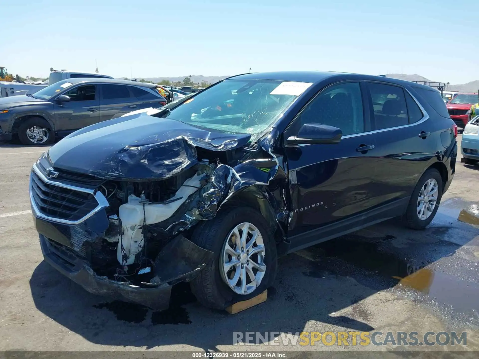 6 fotografías del automóvil dañado 3GNAXUEV5LS732284 CHEVROLET EQUINOX 2020