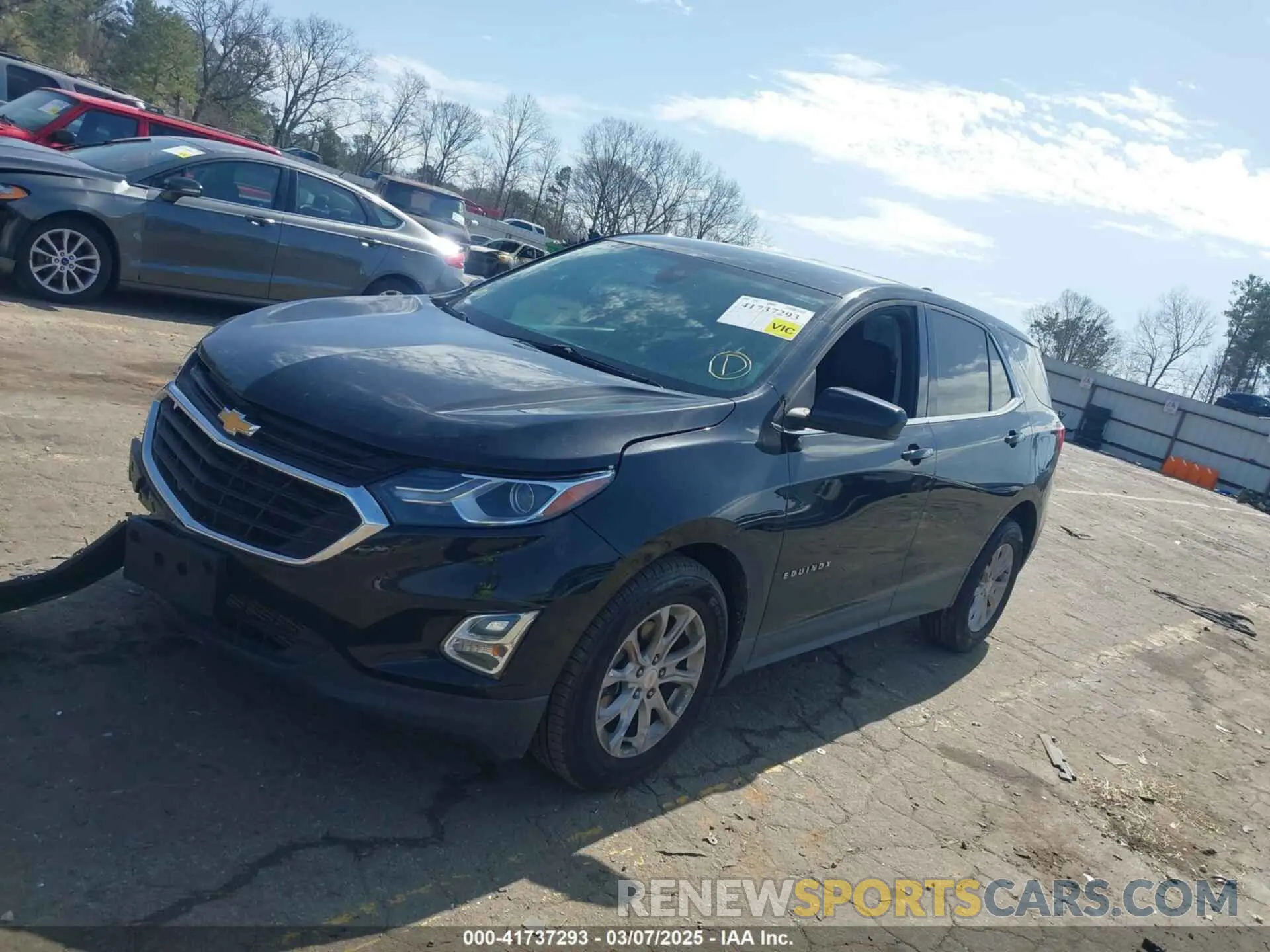 2 fotografías del automóvil dañado 3GNAXUEV6LL203937 CHEVROLET EQUINOX 2020