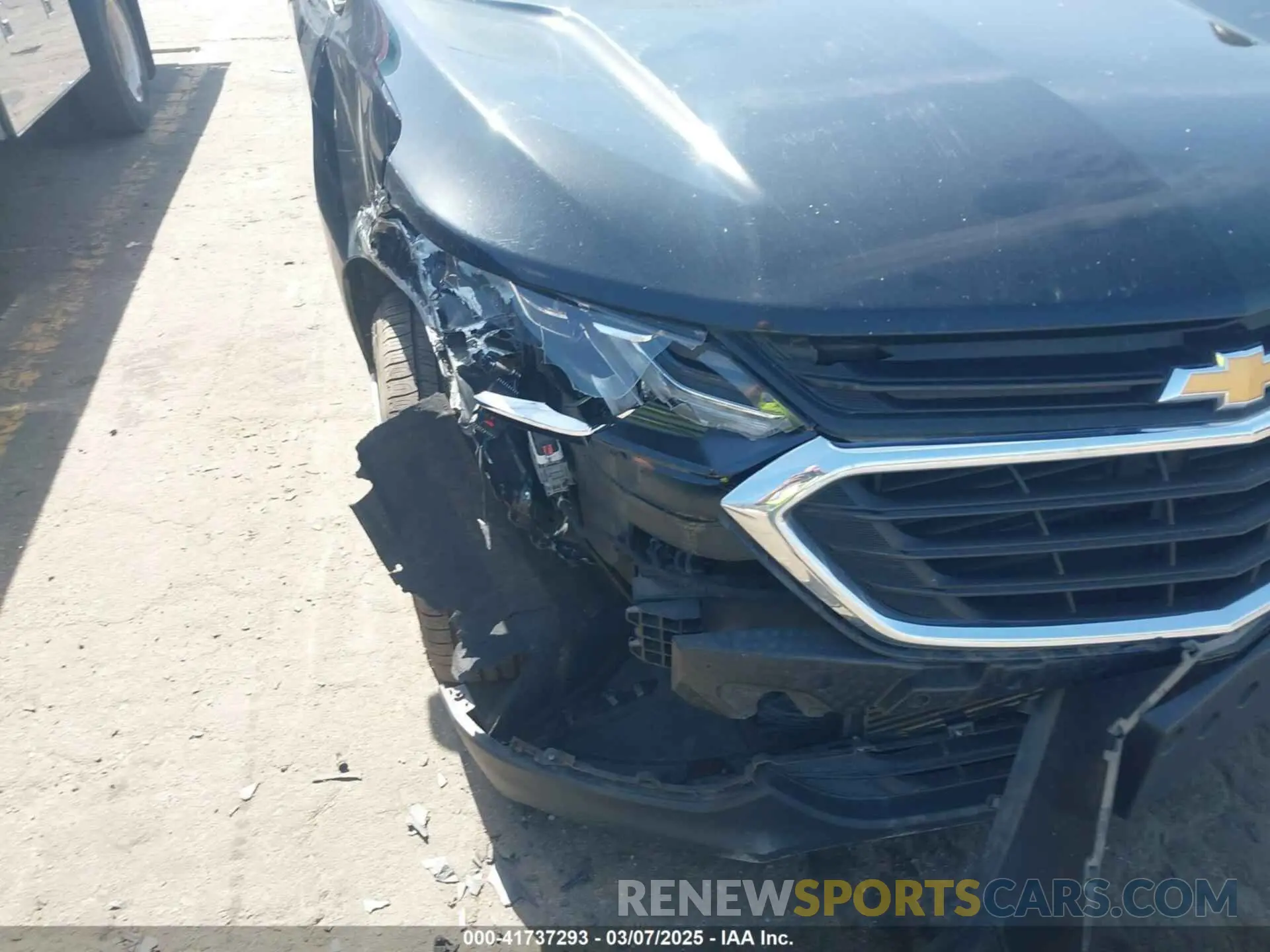 6 fotografías del automóvil dañado 3GNAXUEV6LL203937 CHEVROLET EQUINOX 2020