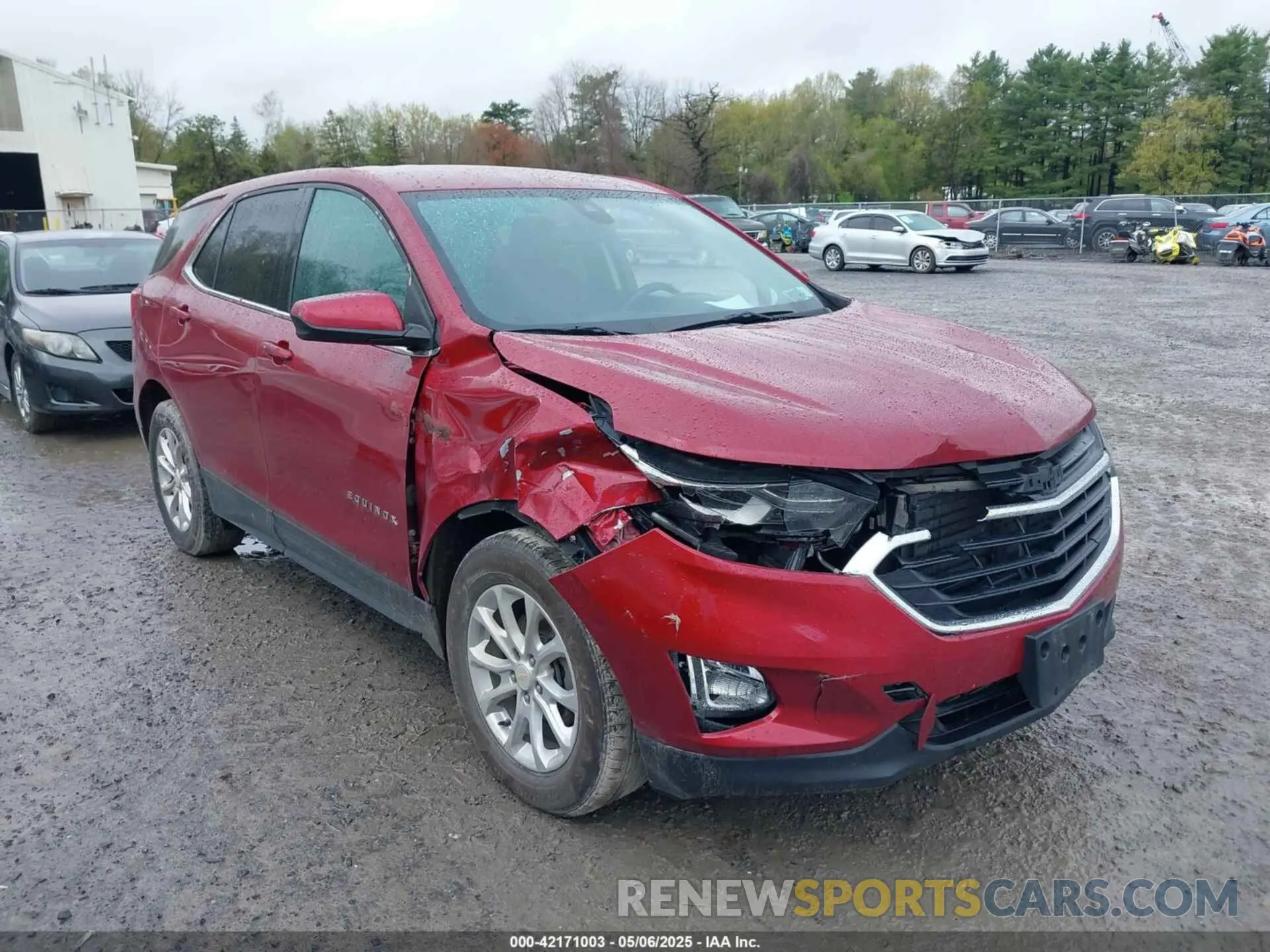 6 fotografías del automóvil dañado 3GNAXUEV6LS640732 CHEVROLET EQUINOX 2020