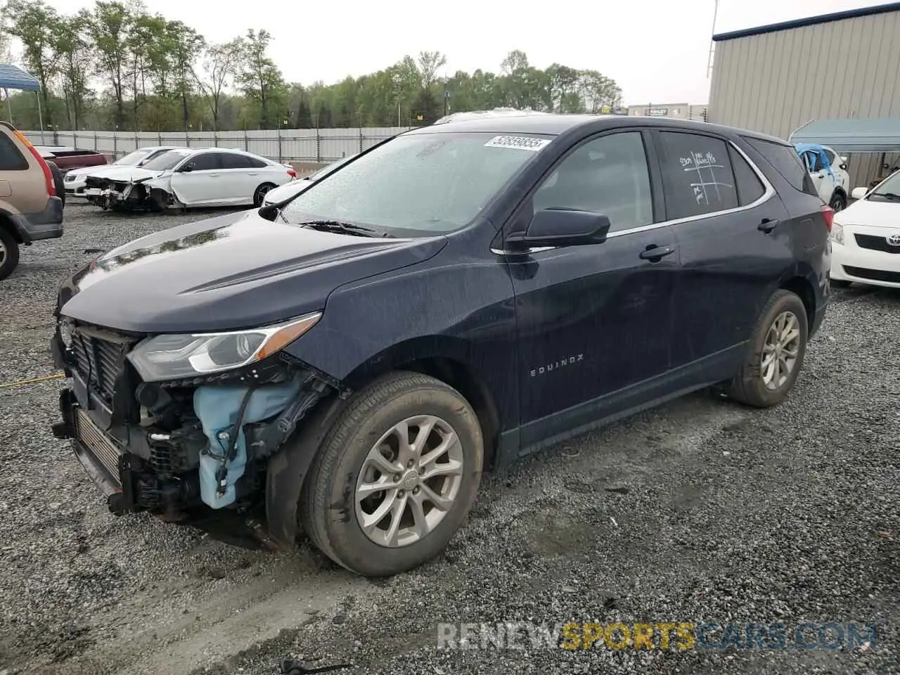1 fotografías del automóvil dañado 3GNAXUEV7LS504917 CHEVROLET EQUINOX 2020