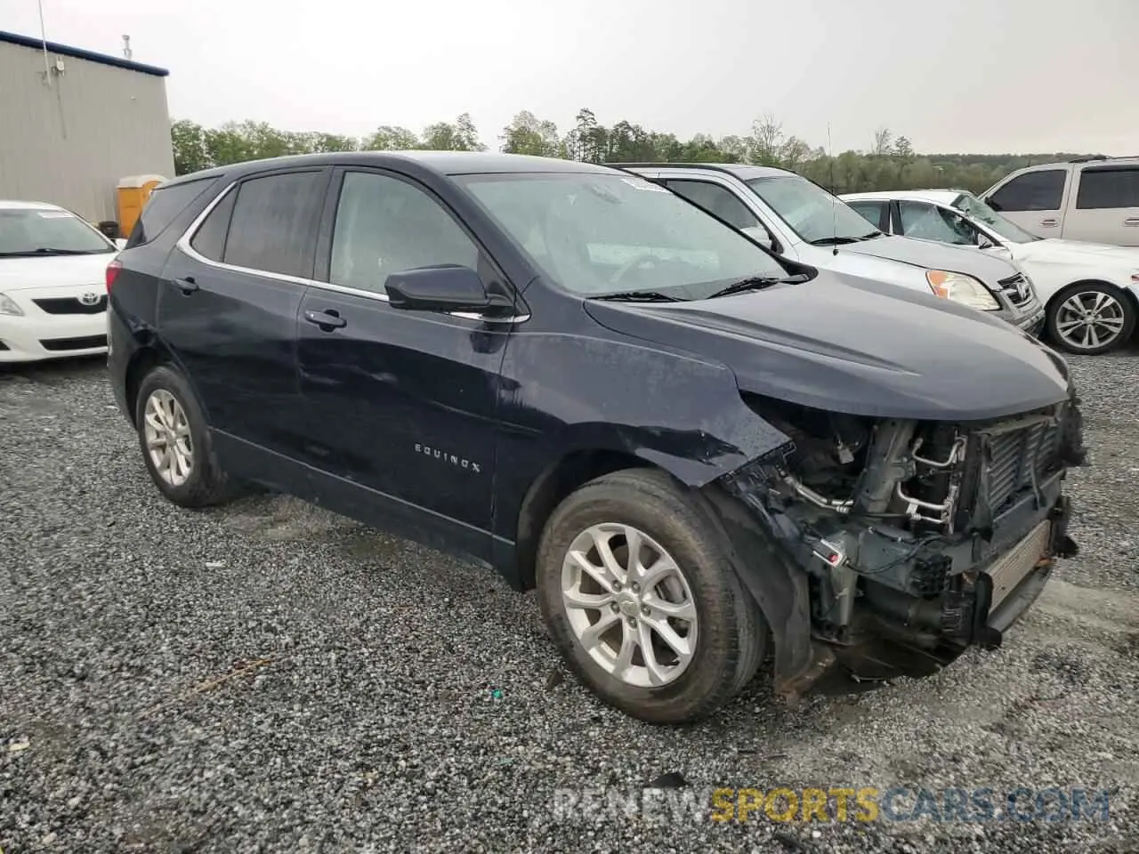 4 fotografías del automóvil dañado 3GNAXUEV7LS504917 CHEVROLET EQUINOX 2020