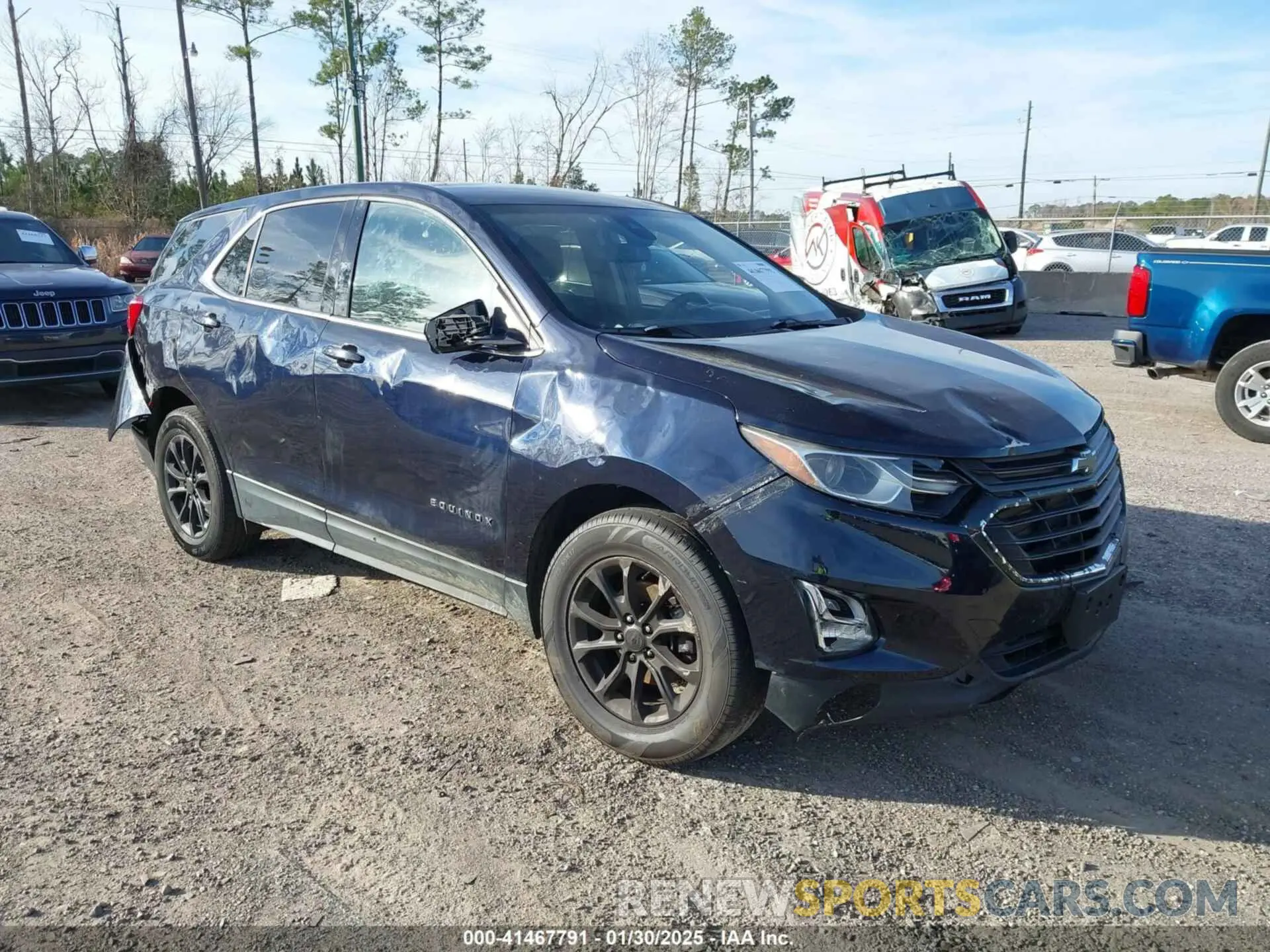 1 fotografías del automóvil dañado 3GNAXUEV7LS511074 CHEVROLET EQUINOX 2020