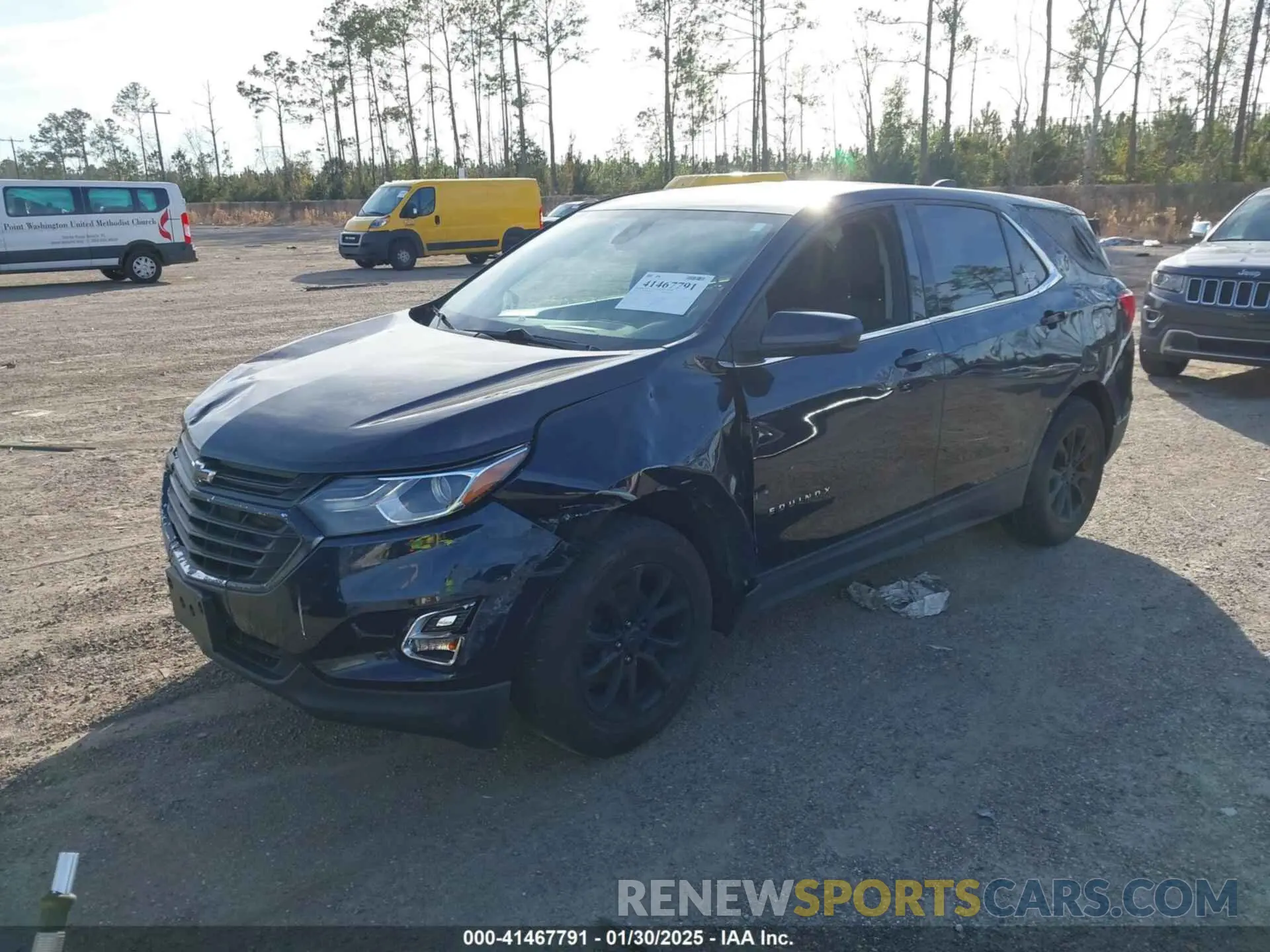2 fotografías del automóvil dañado 3GNAXUEV7LS511074 CHEVROLET EQUINOX 2020