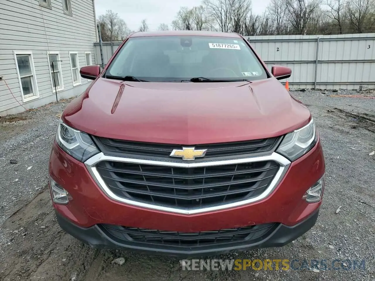 5 fotografías del automóvil dañado 3GNAXUEV8LS603598 CHEVROLET EQUINOX 2020