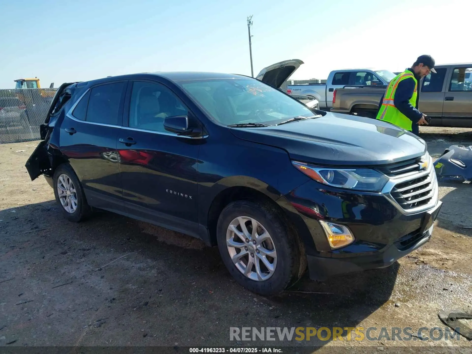 1 fotografías del automóvil dañado 3GNAXUEV8LS681525 CHEVROLET EQUINOX 2020