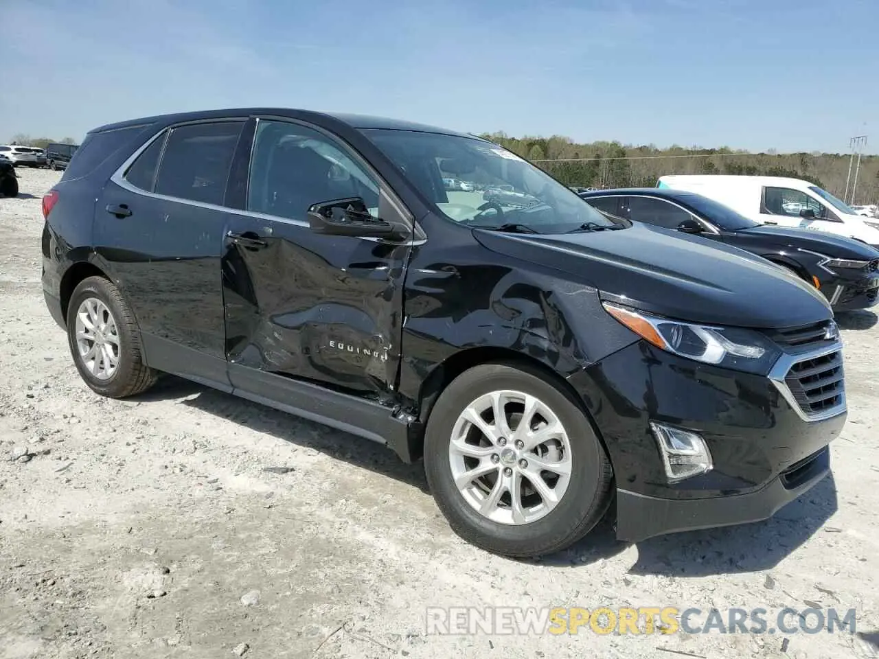 4 fotografías del automóvil dañado 3GNAXUEV9LL285355 CHEVROLET EQUINOX 2020