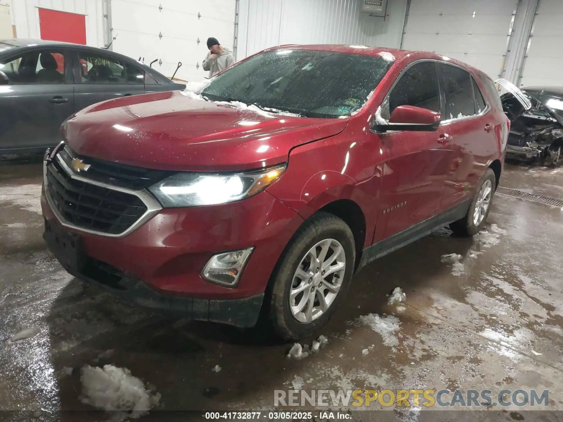 2 fotografías del automóvil dañado 3GNAXUEV9LS503297 CHEVROLET EQUINOX 2020