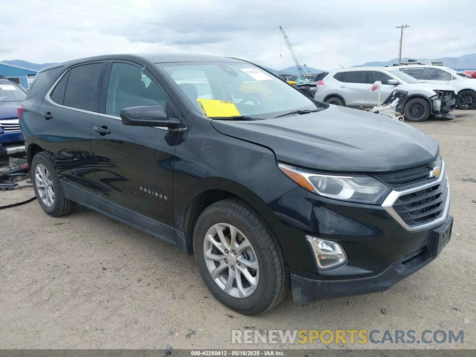 1 fotografías del automóvil dañado 3GNAXUEVXLL336801 CHEVROLET EQUINOX 2020