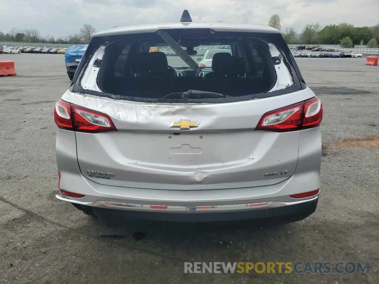 6 fotografías del automóvil dañado 3GNAXUEVXLS515992 CHEVROLET EQUINOX 2020