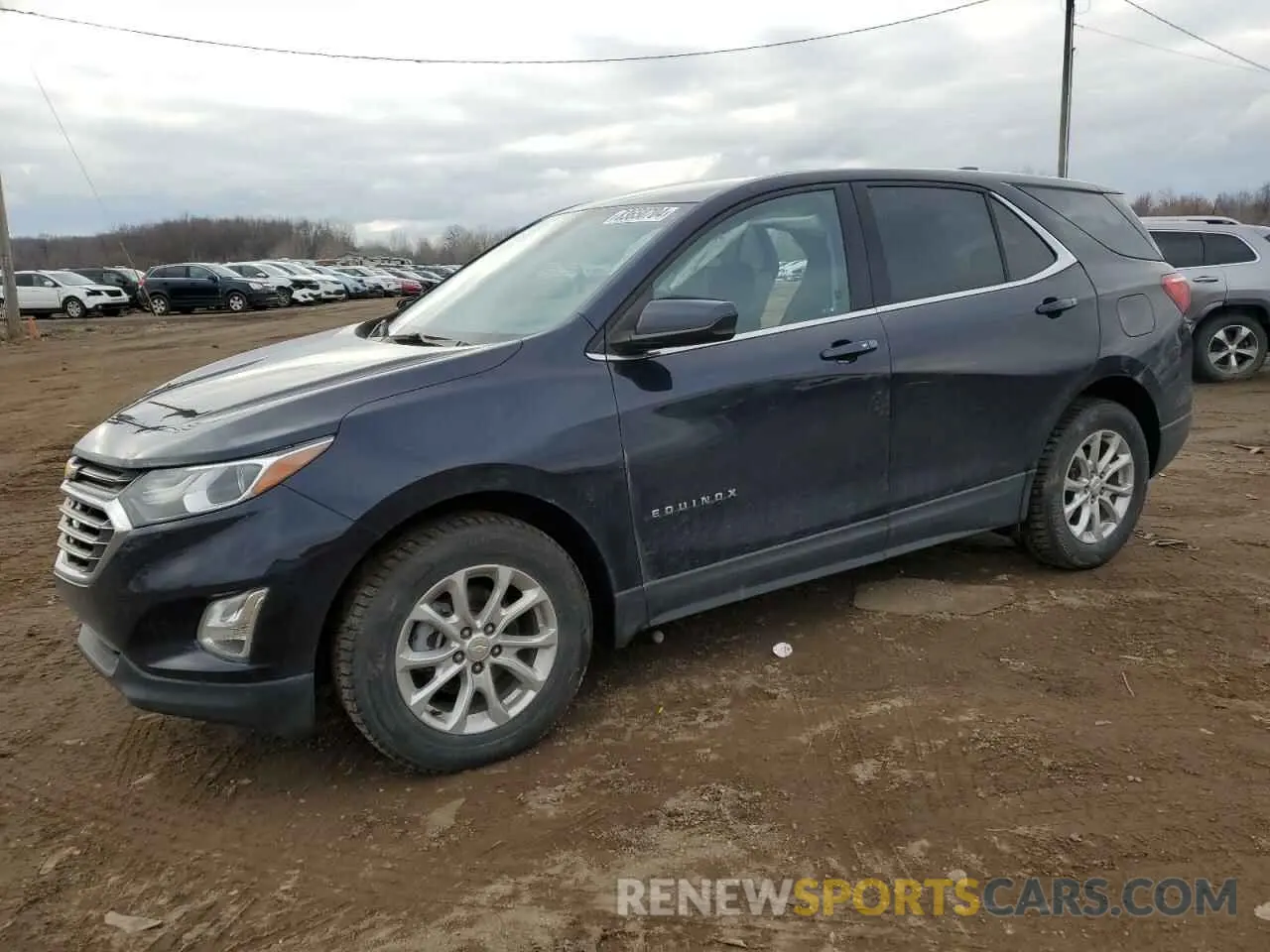 1 fotografías del automóvil dañado 3GNAXUEVXLS547180 CHEVROLET EQUINOX 2020