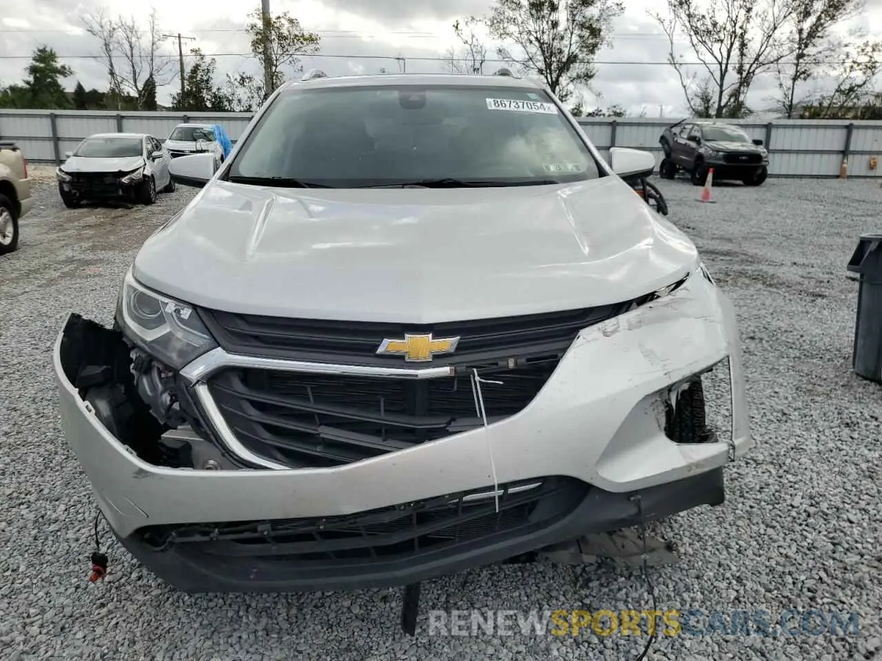 5 fotografías del automóvil dañado 3GNAXVEX5LL211650 CHEVROLET EQUINOX 2020