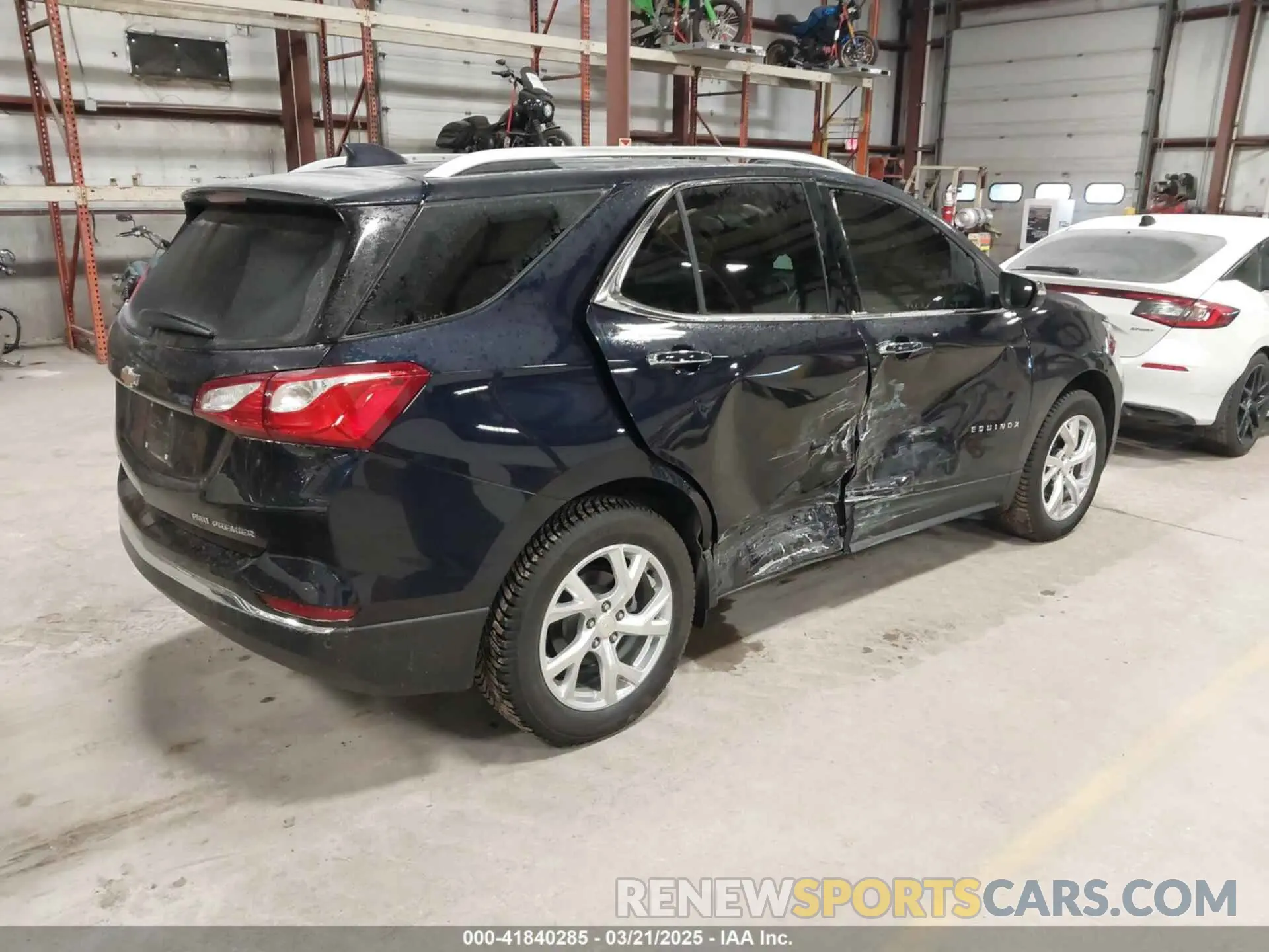 4 fotografías del automóvil dañado 3GNAXXEV2LS532402 CHEVROLET EQUINOX 2020