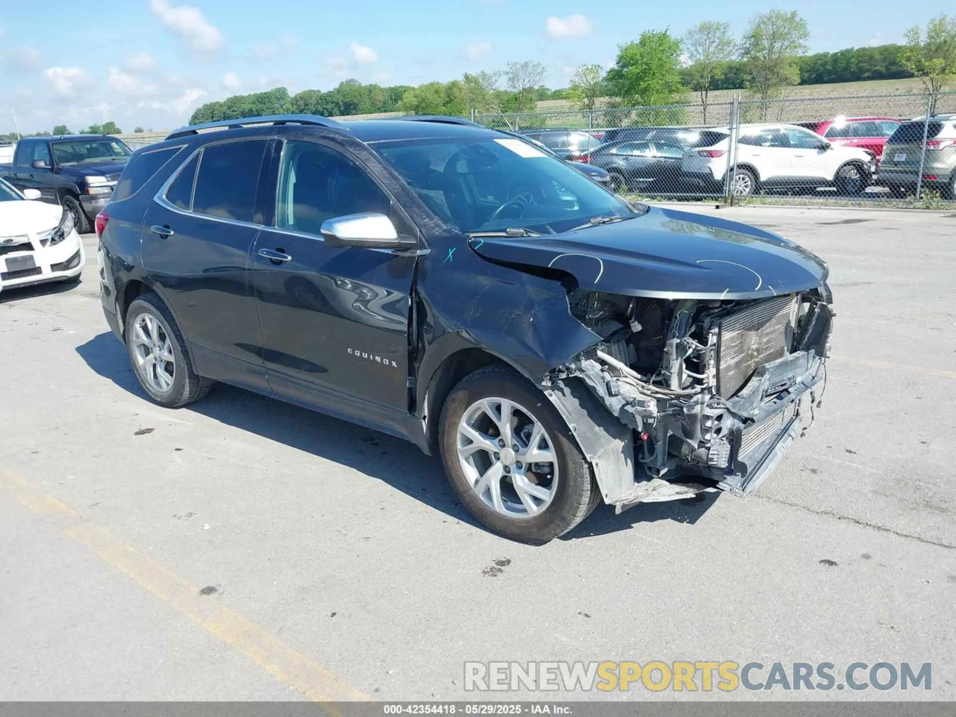 1 fotografías del automóvil dañado 3GNAXXEV4LS554546 CHEVROLET EQUINOX 2020