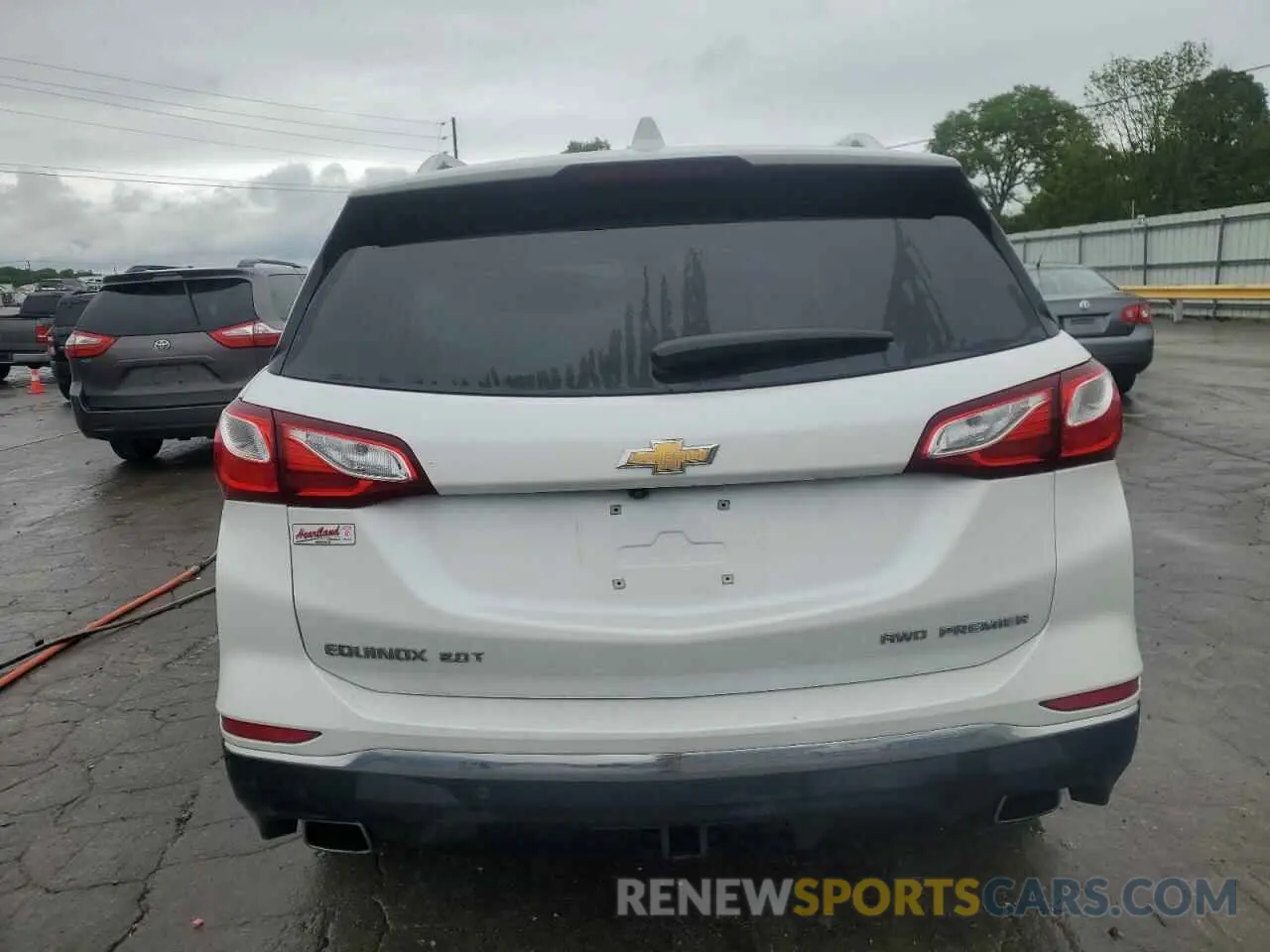 6 fotografías del automóvil dañado 3GNAXYEX0LS564384 CHEVROLET EQUINOX 2020