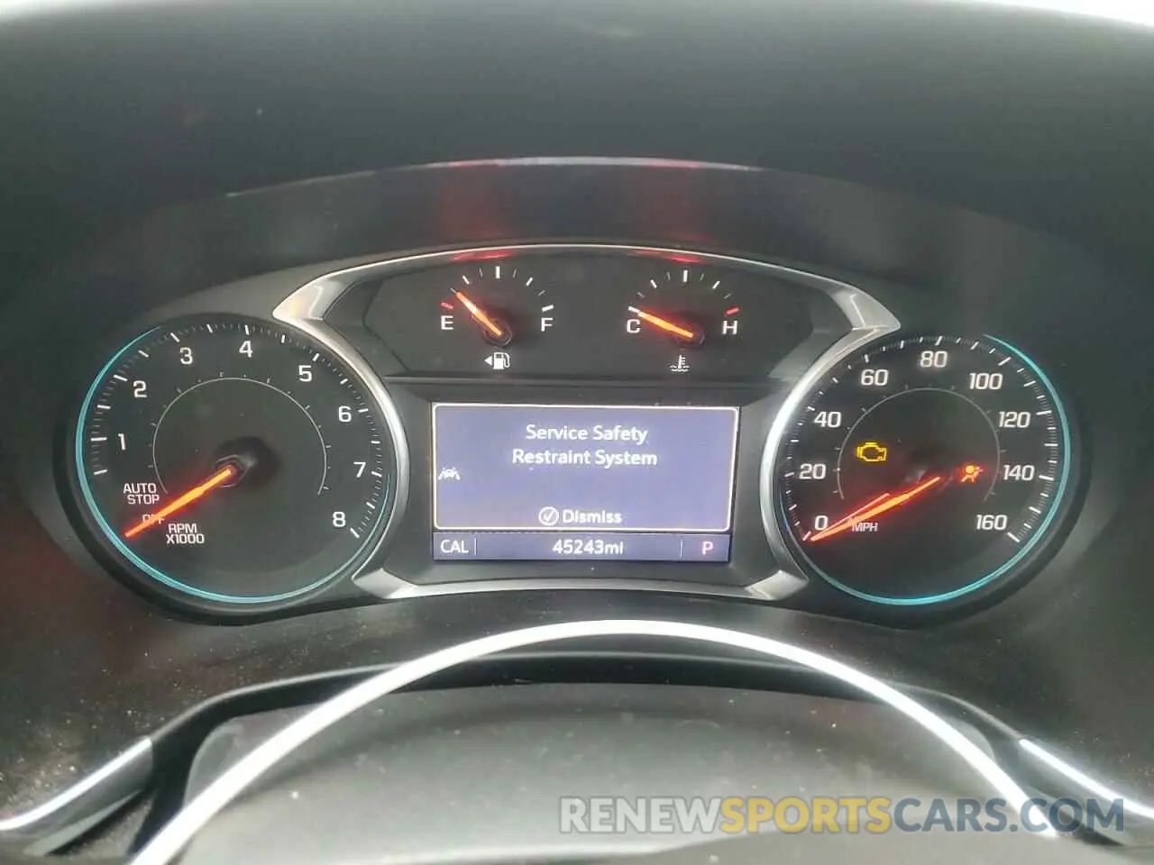9 fotografías del automóvil dañado 3GNAXYEX0LS564384 CHEVROLET EQUINOX 2020