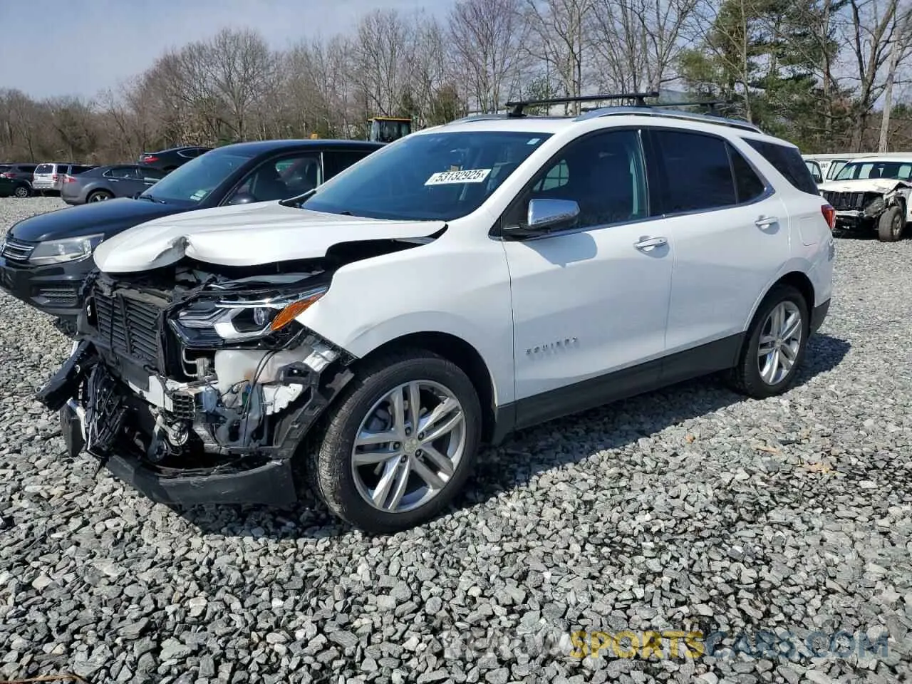 1 fotografías del automóvil dañado 3GNAXYEX6LS542504 CHEVROLET EQUINOX 2020