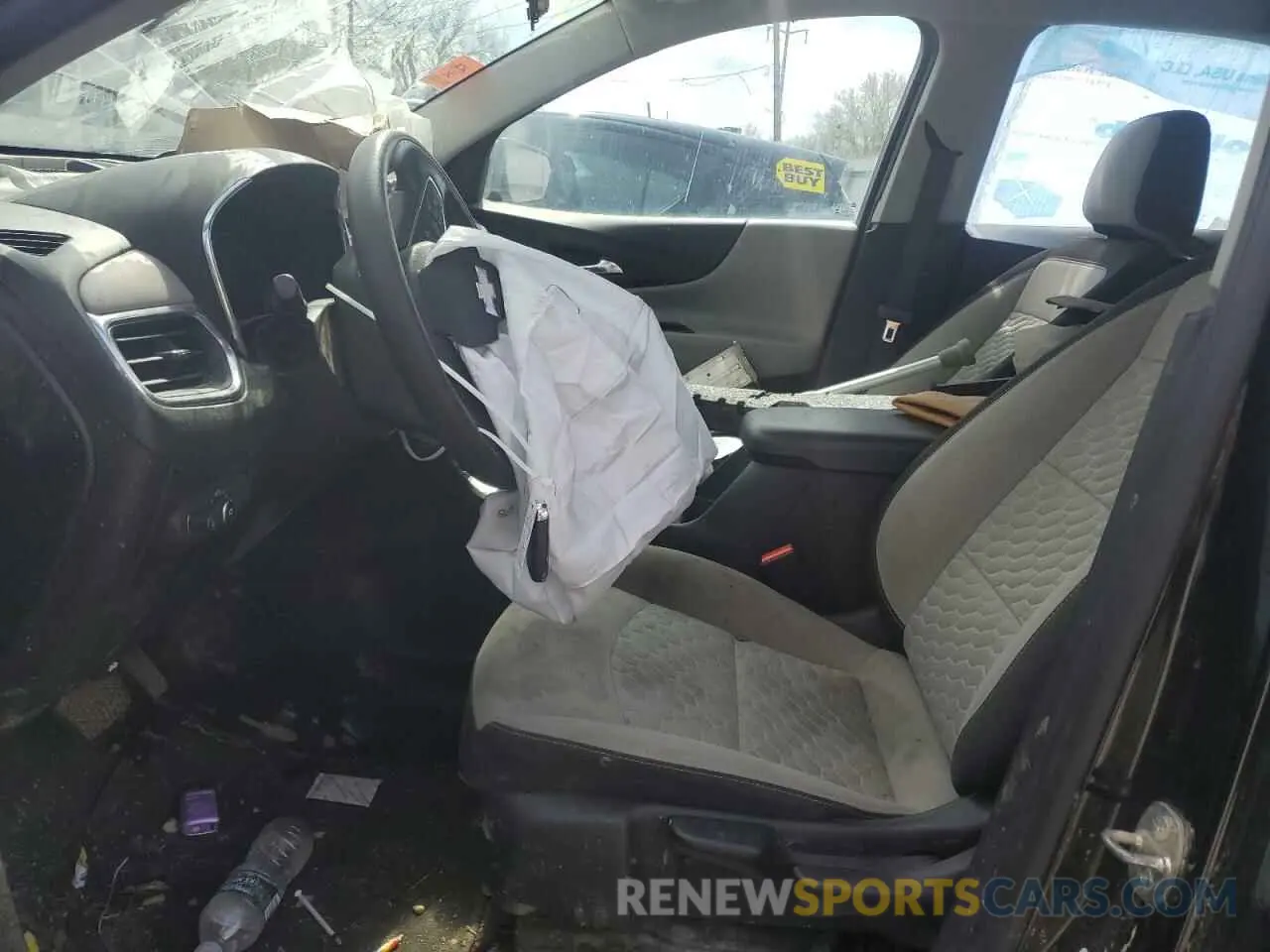 7 fotografías del automóvil dañado 2GNAXFEV8M6123007 CHEVROLET EQUINOX 2021