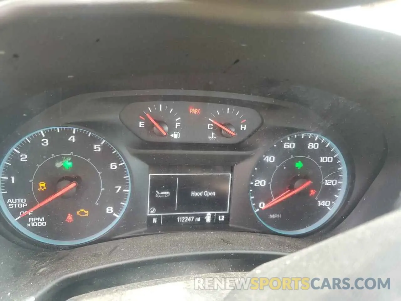 9 fotografías del automóvil dañado 2GNAXFEV8M6123007 CHEVROLET EQUINOX 2021