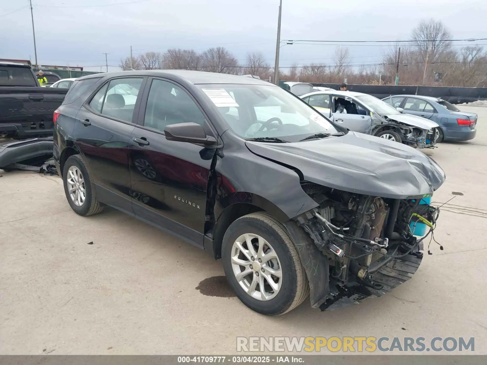 1 fotografías del automóvil dañado 2GNAXHEV0M6109954 CHEVROLET EQUINOX 2021