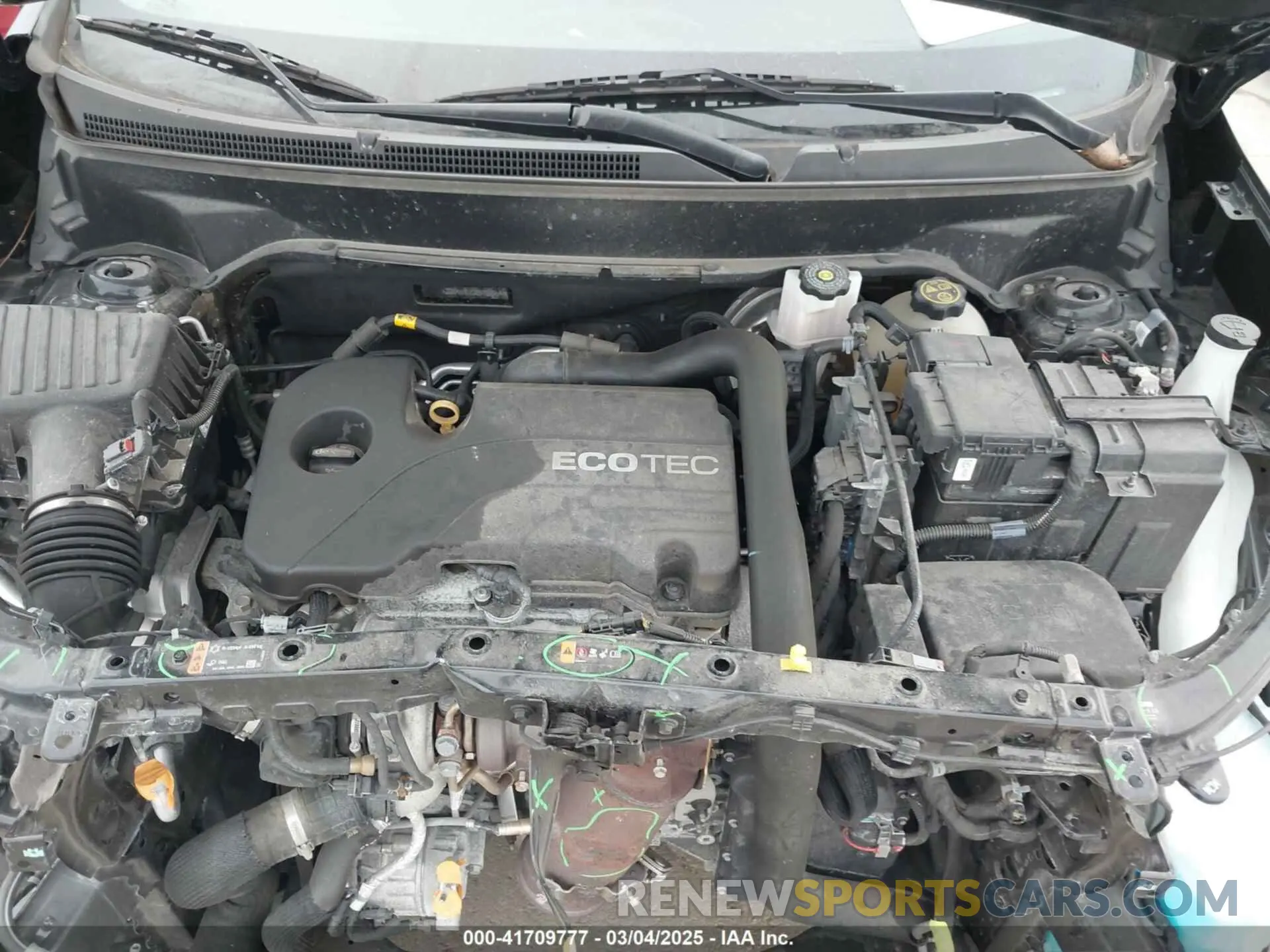 10 fotografías del automóvil dañado 2GNAXHEV0M6109954 CHEVROLET EQUINOX 2021